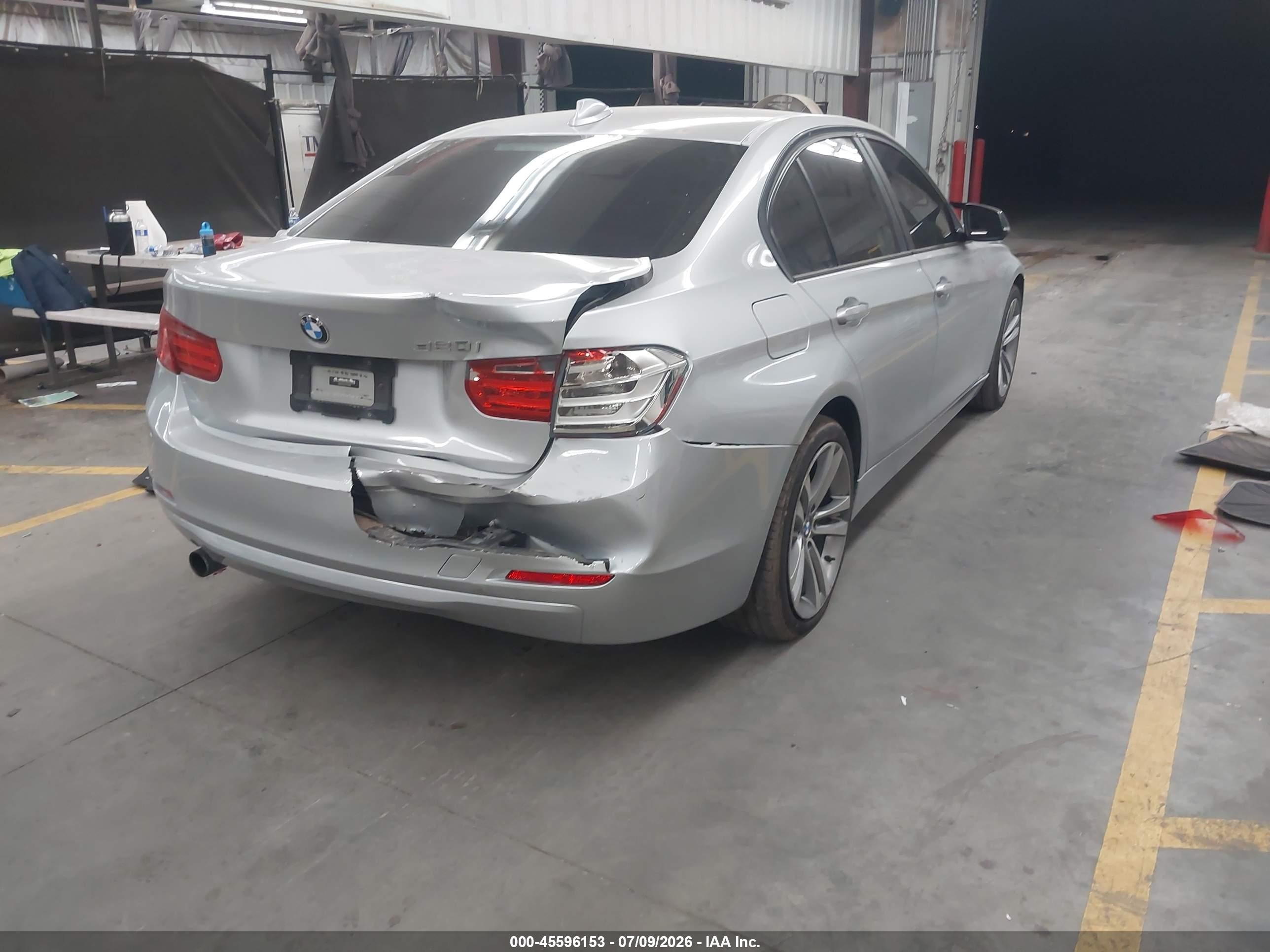 2014 Bmw 320i   Silver vin: WBA3B1C51EPV79886