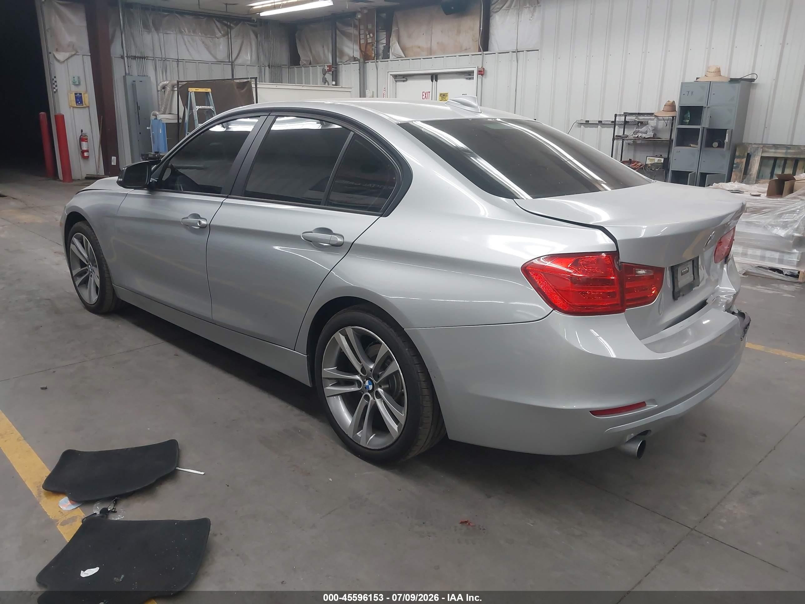 2014 Bmw 320i   Silver vin: WBA3B1C51EPV79886