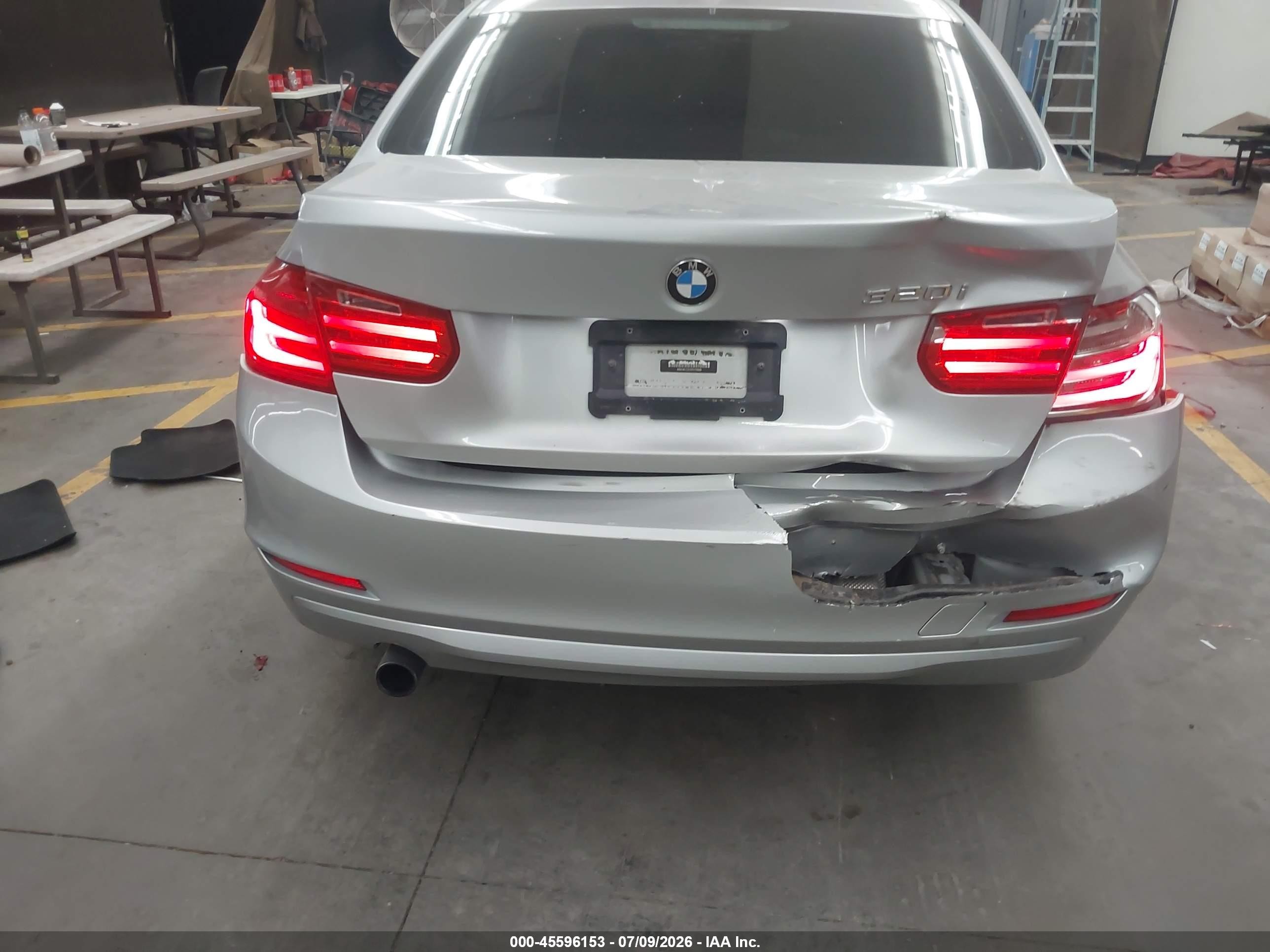 2014 Bmw 320i   Silver vin: WBA3B1C51EPV79886