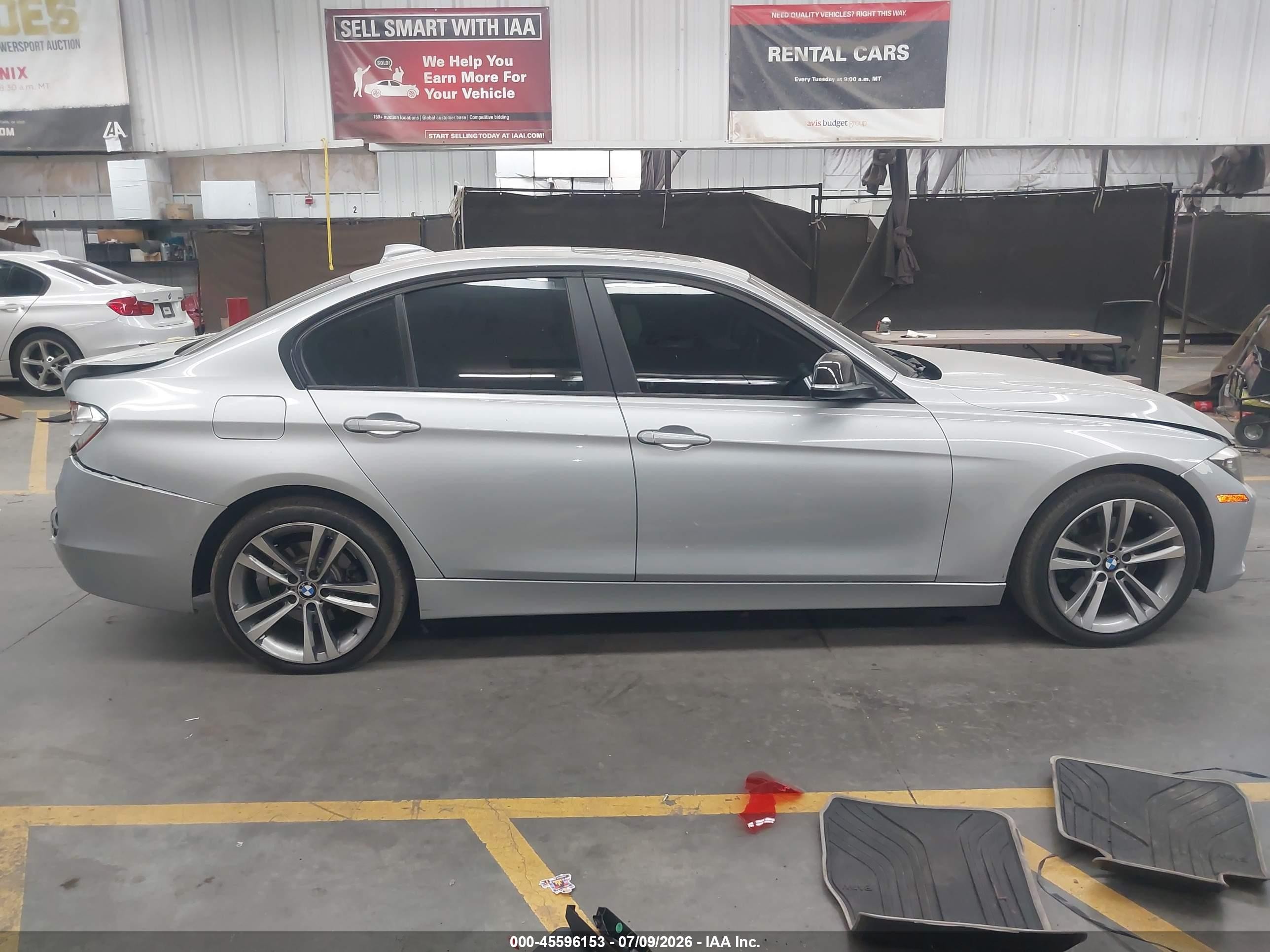 2014 Bmw 320i   Silver vin: WBA3B1C51EPV79886