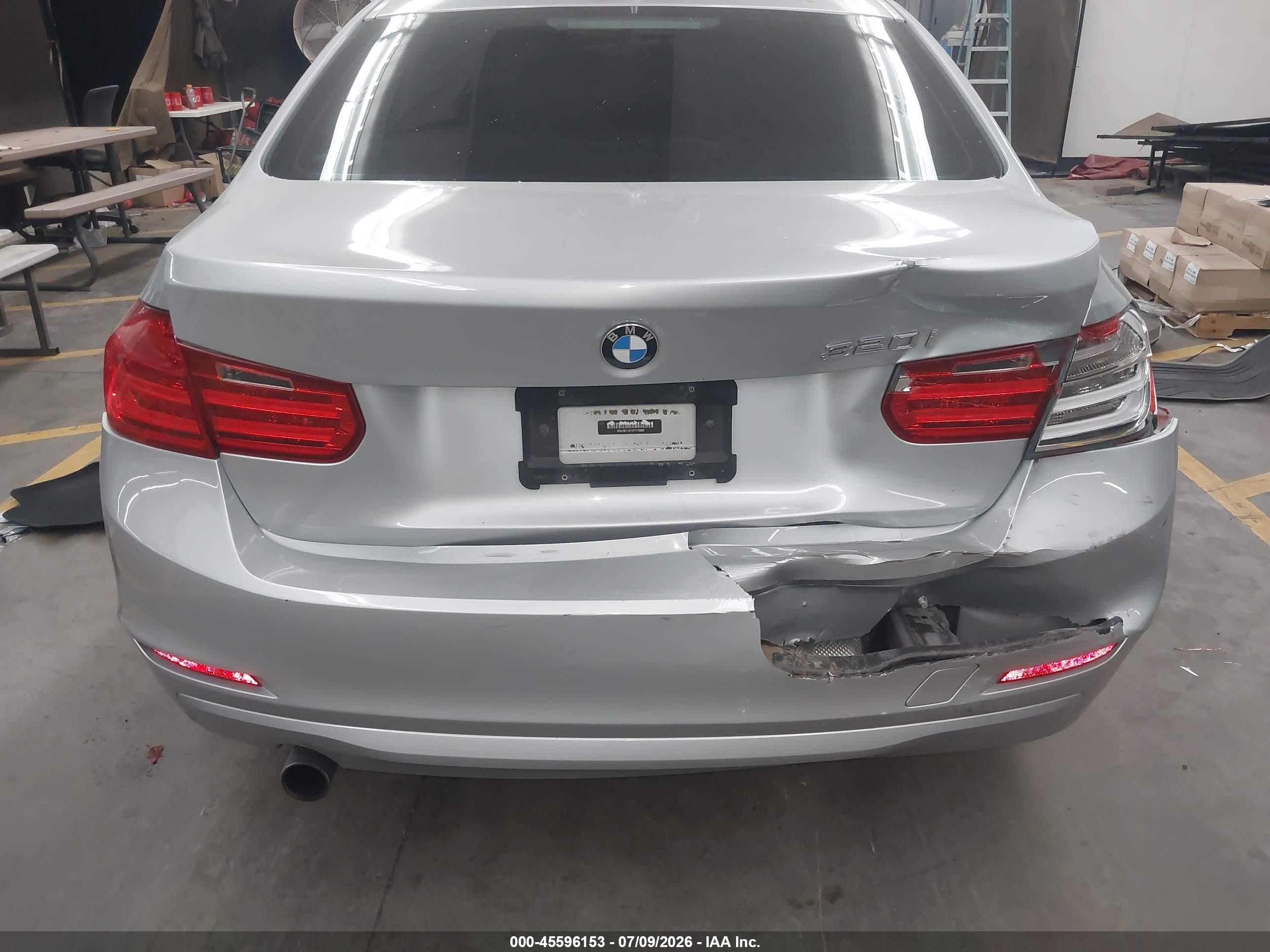 2014 Bmw 320i   Silver vin: WBA3B1C51EPV79886