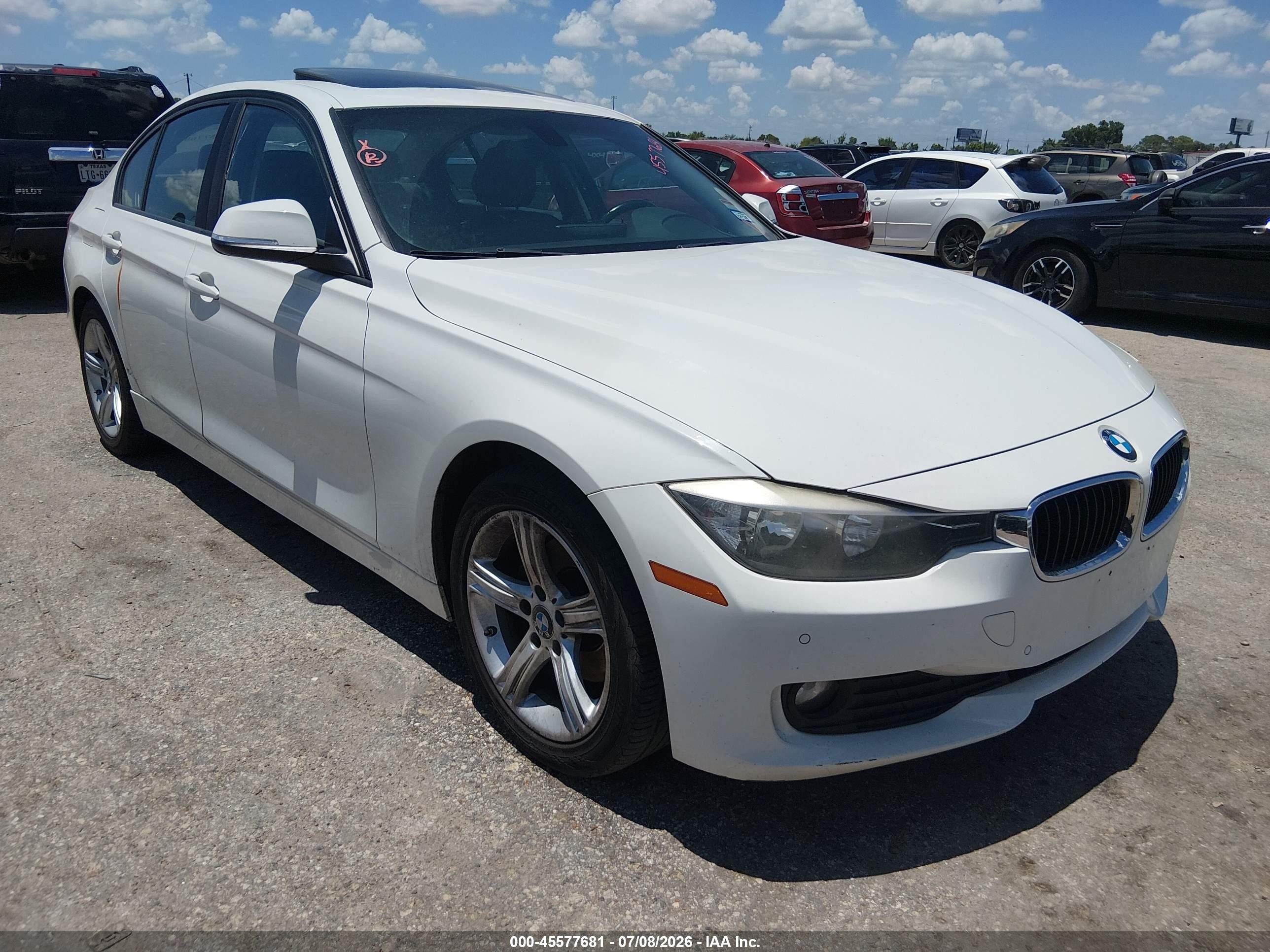 2015 Bmw 320i   White vin: WBA3B1C51FK136846