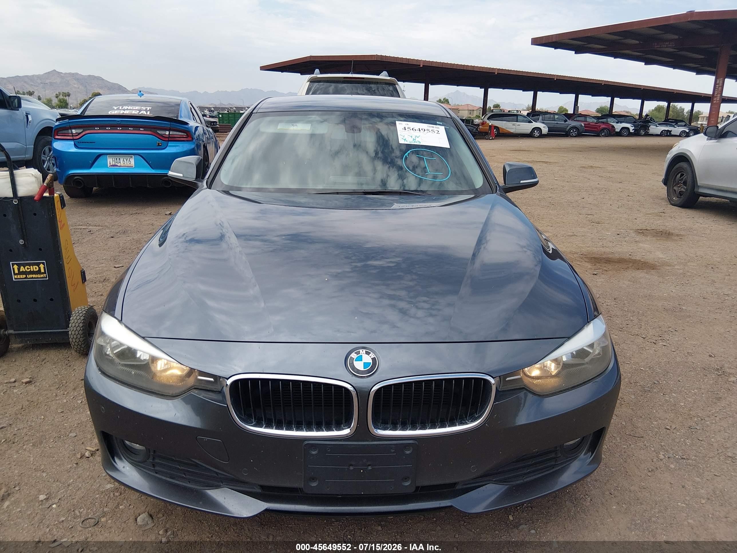 2015 Bmw 320i   Серый vin: WBA3B1C51FK140069