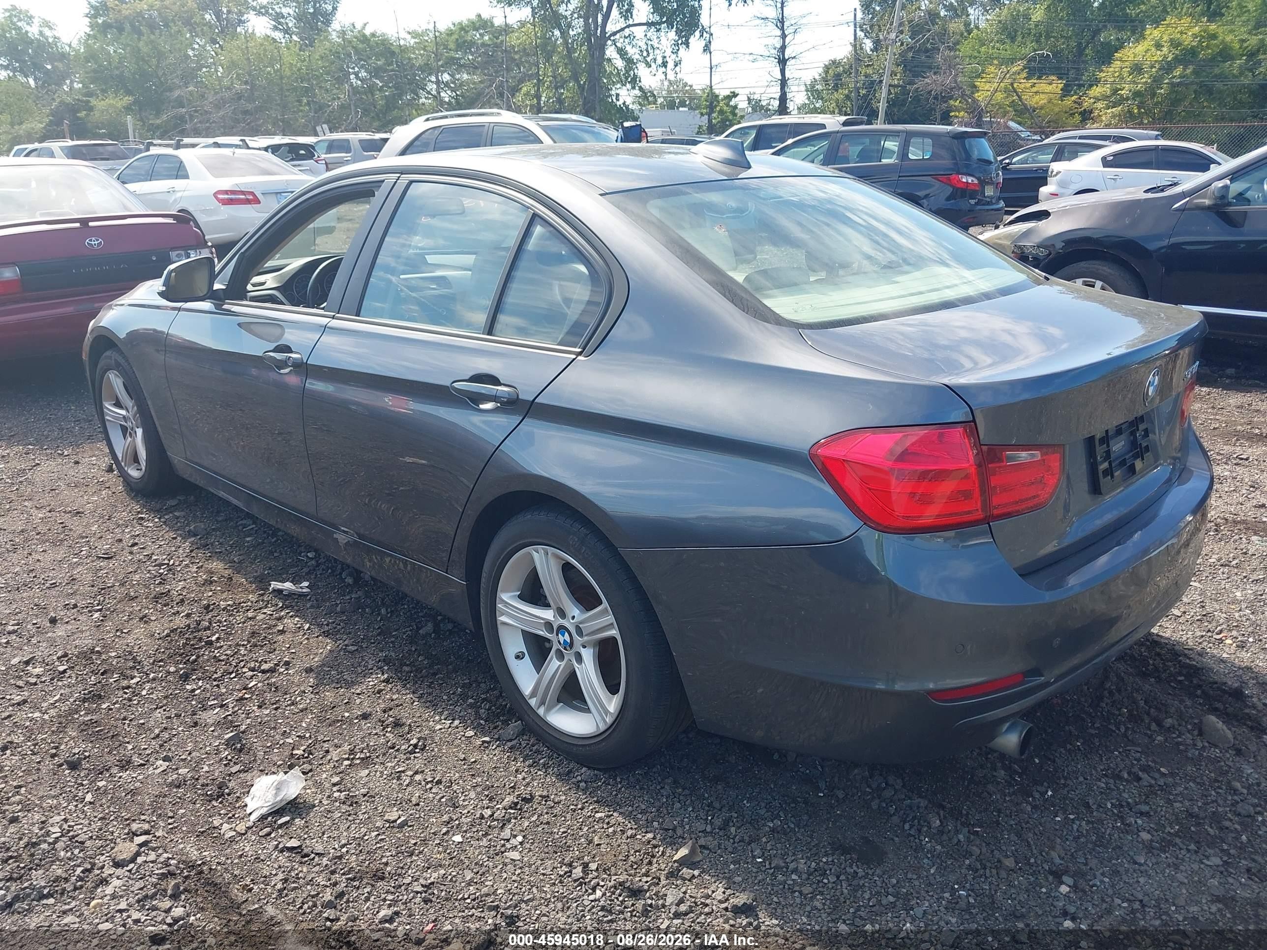 2015 Bmw 320i   Gray vin: WBA3B1C51FP831475
