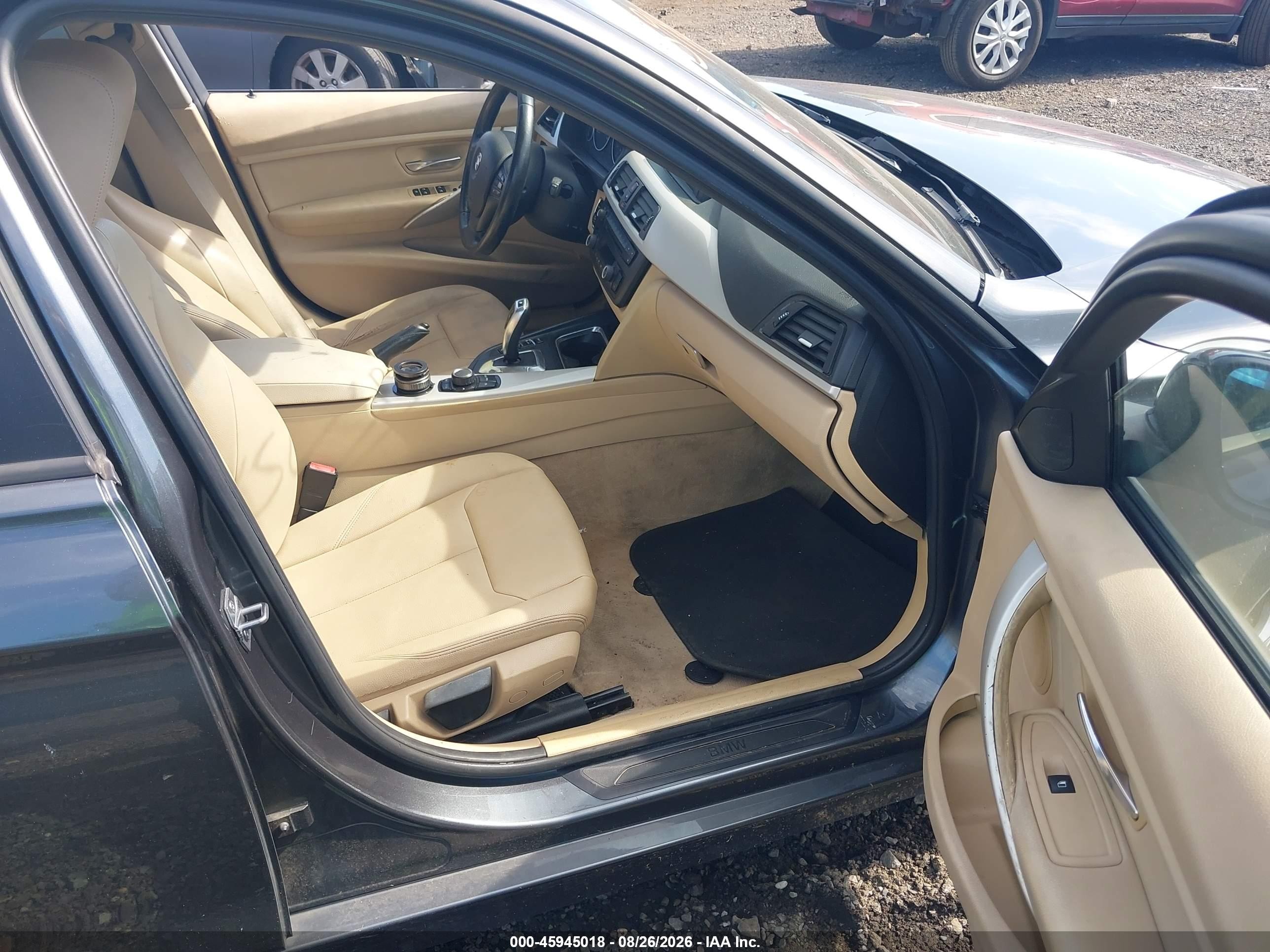 2015 Bmw 320i   Gray vin: WBA3B1C51FP831475