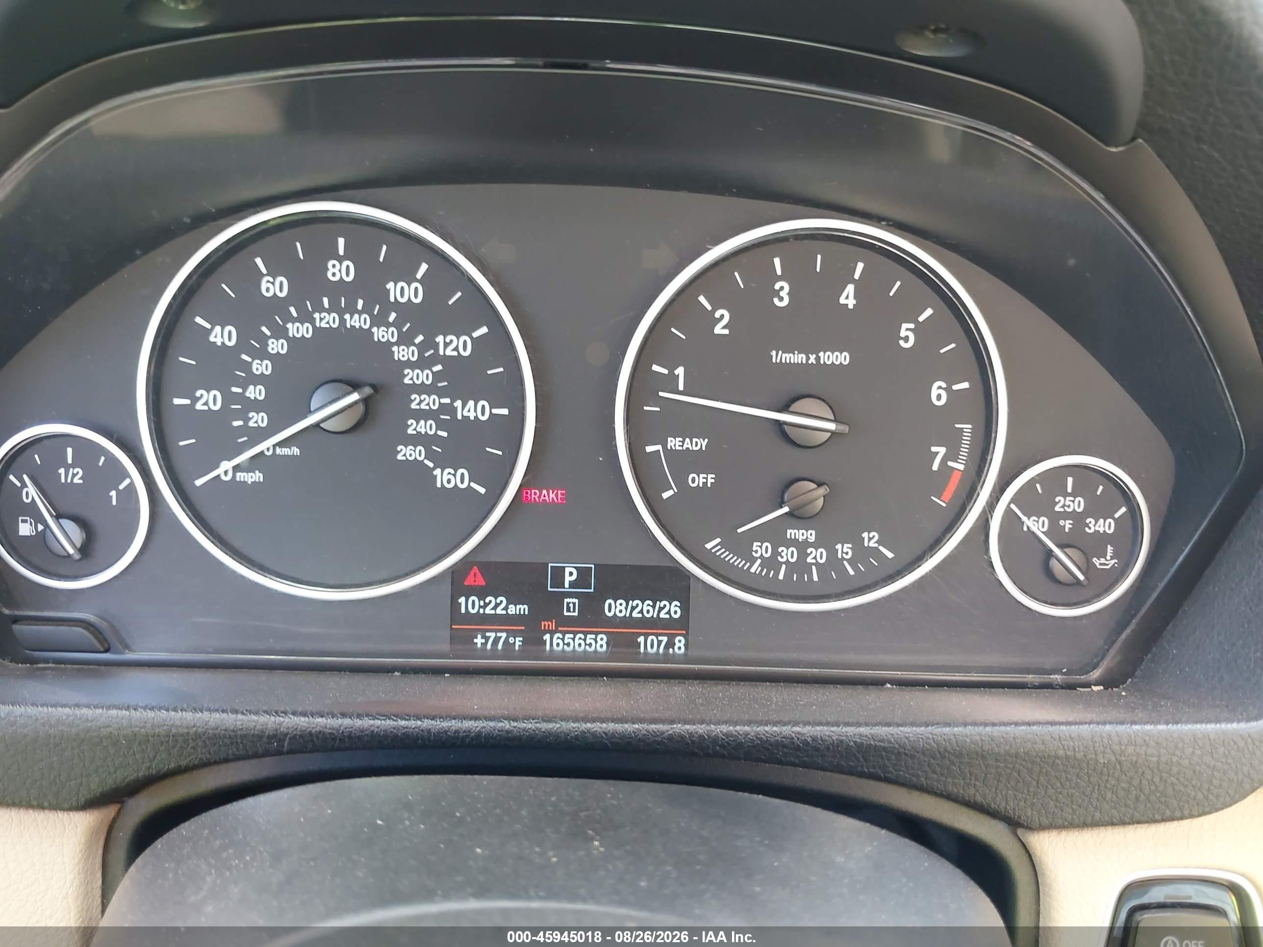 2015 Bmw 320i   Gray vin: WBA3B1C51FP831475