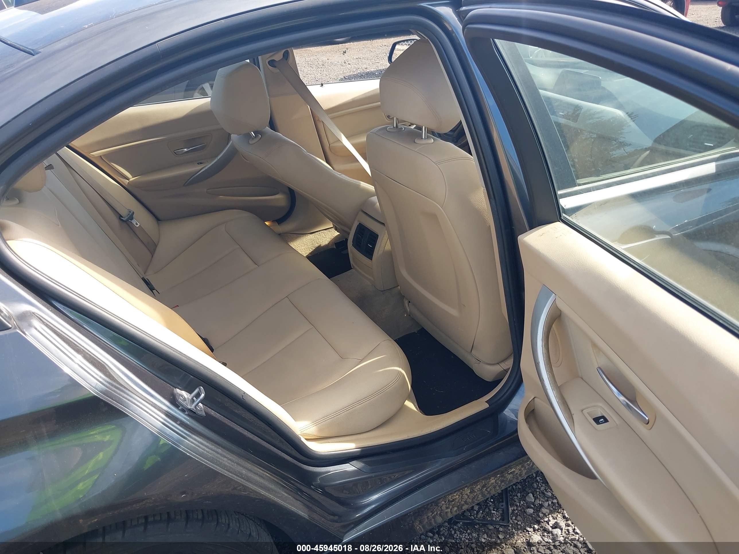 2015 Bmw 320i   Gray vin: WBA3B1C51FP831475