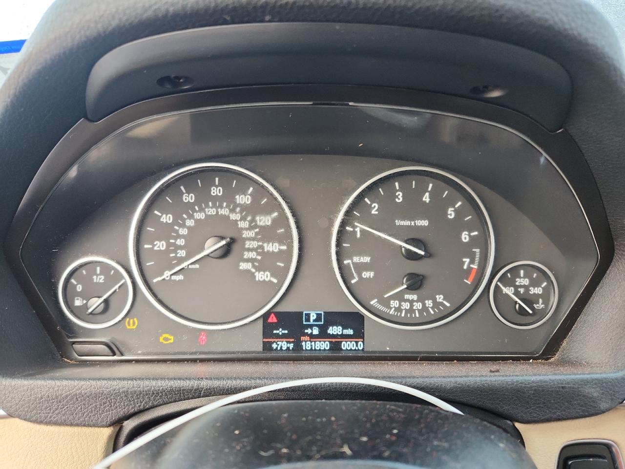 2013 Bmw 320 I Желто-коричневый vin: WBA3B1C52DF462645