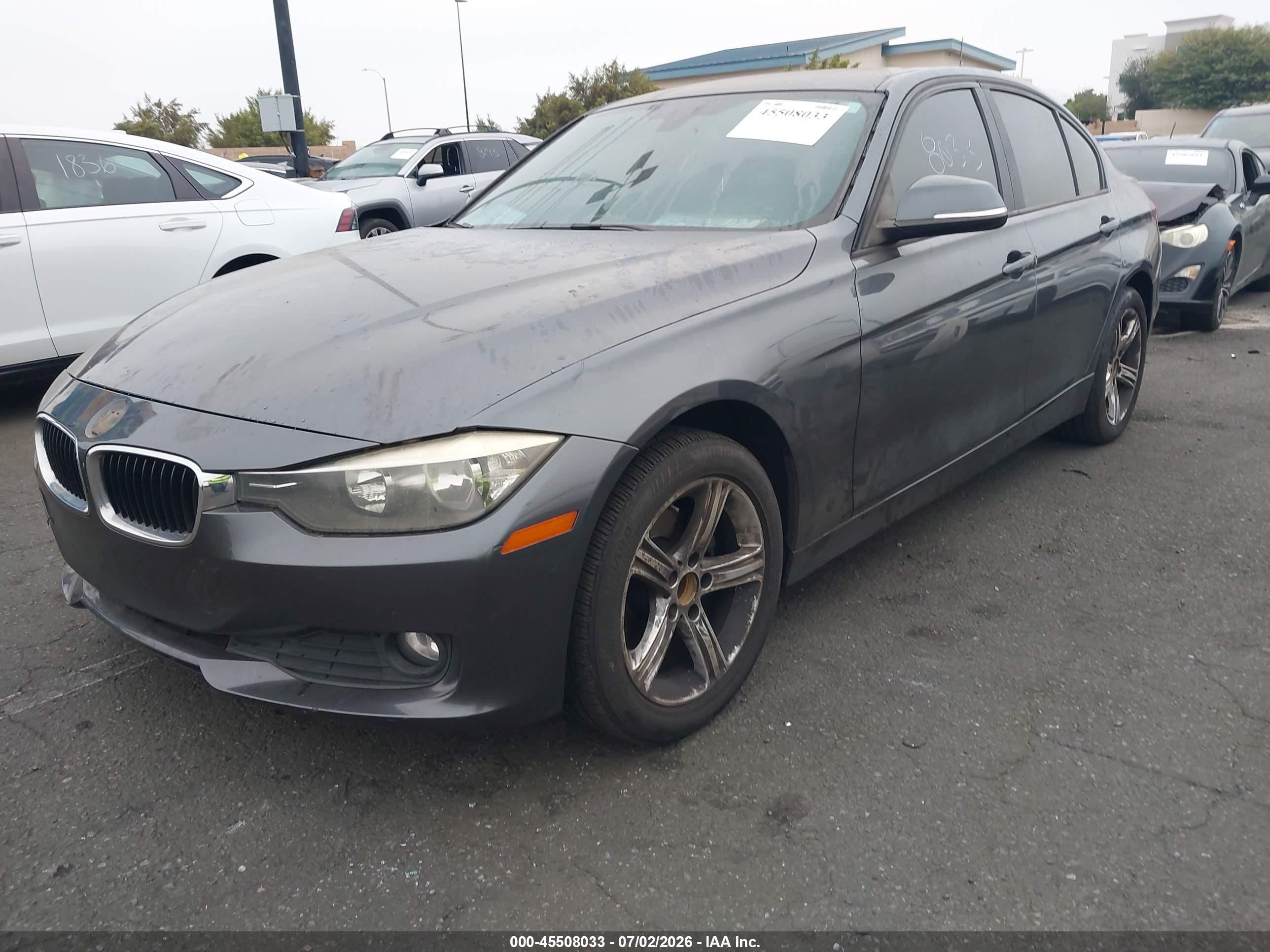 2013 Bmw 320i   Gray vin: WBA3B1C52DF462662
