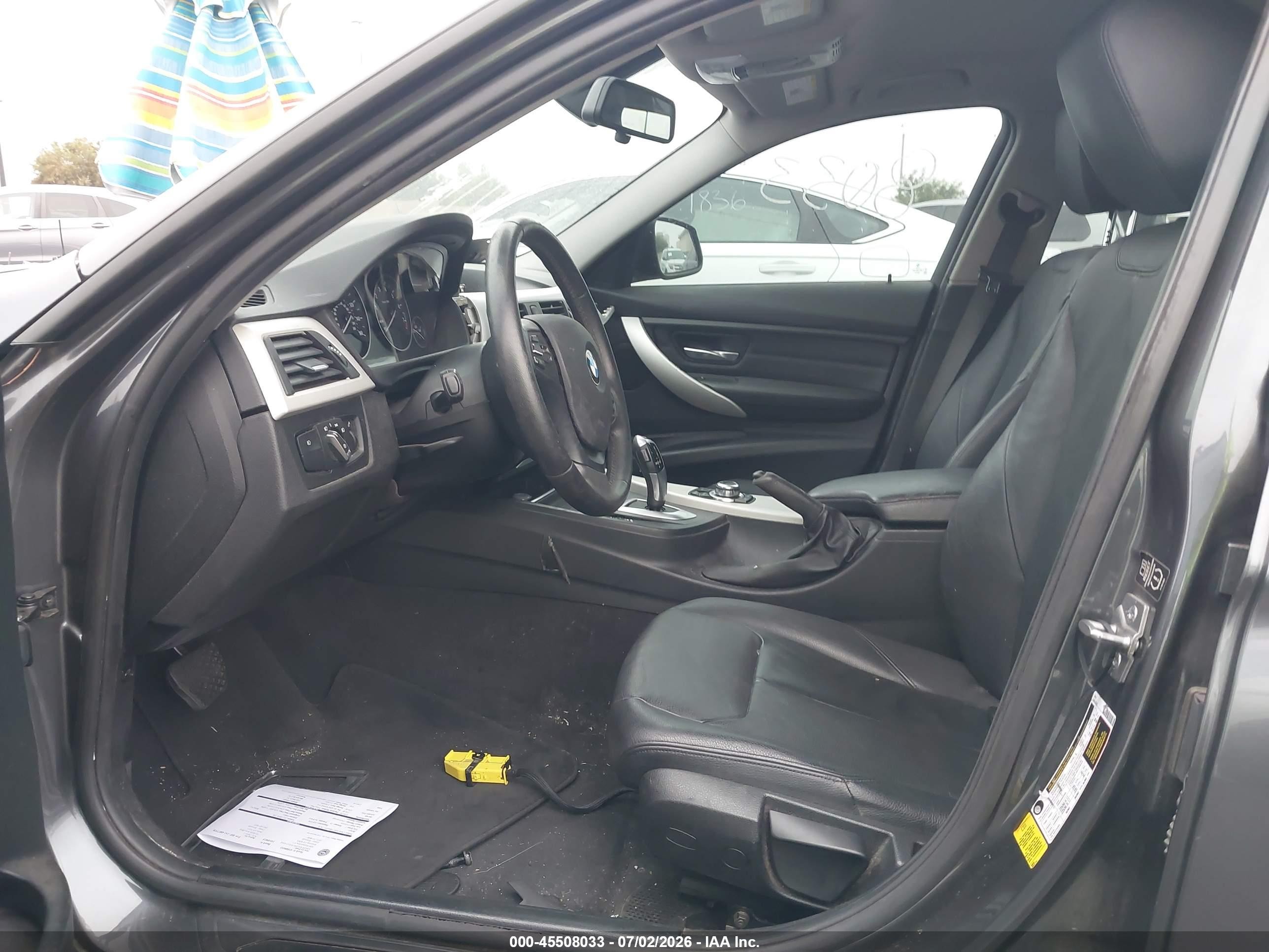 2013 Bmw 320i   Gray vin: WBA3B1C52DF462662