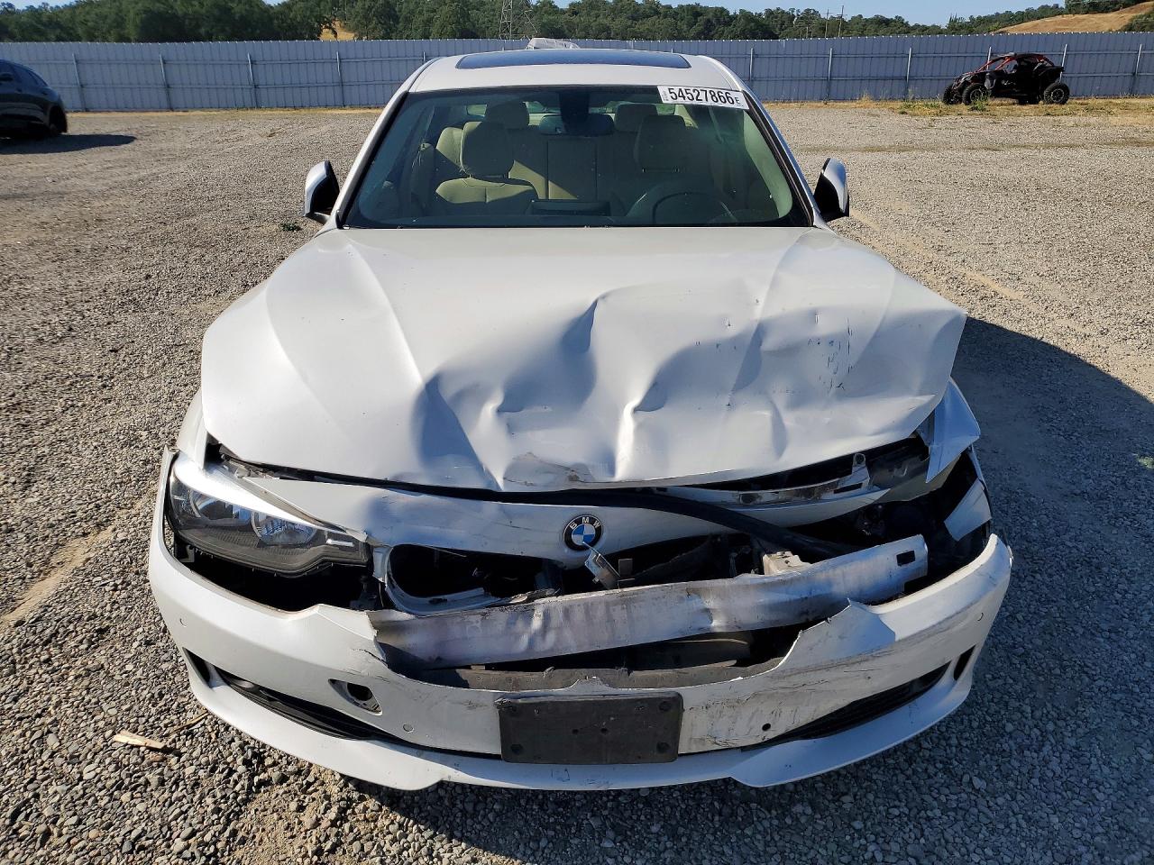 2013 Bmw 320 I White vin: WBA3B1C52DF462872