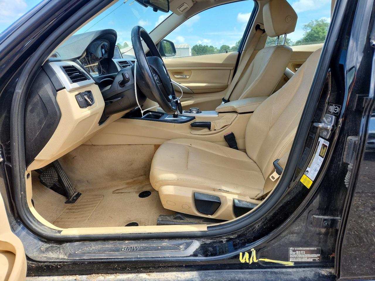 2014 Bmw 320 I Black vin: WBA3B1C52EK132660