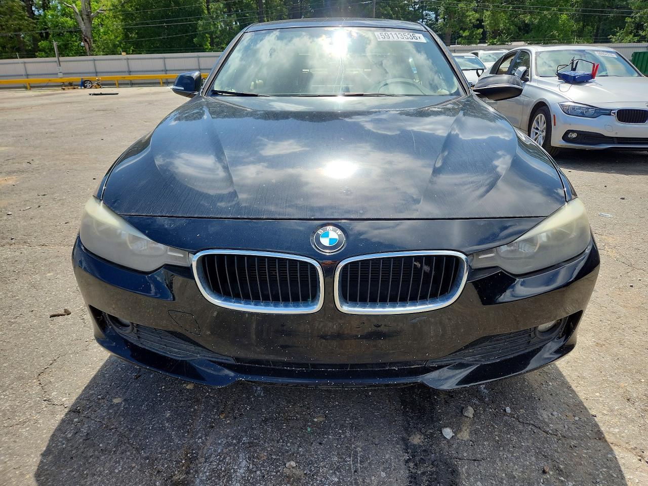 2014 Bmw 320 I Black vin: WBA3B1C52EK132660