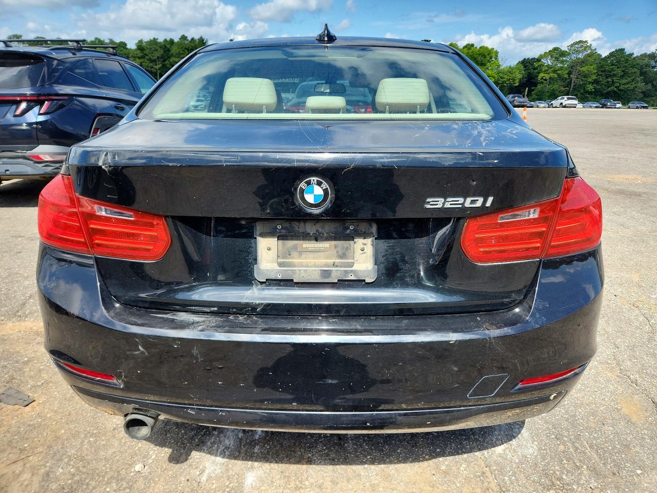 2014 Bmw 320 I Black vin: WBA3B1C52EK132660