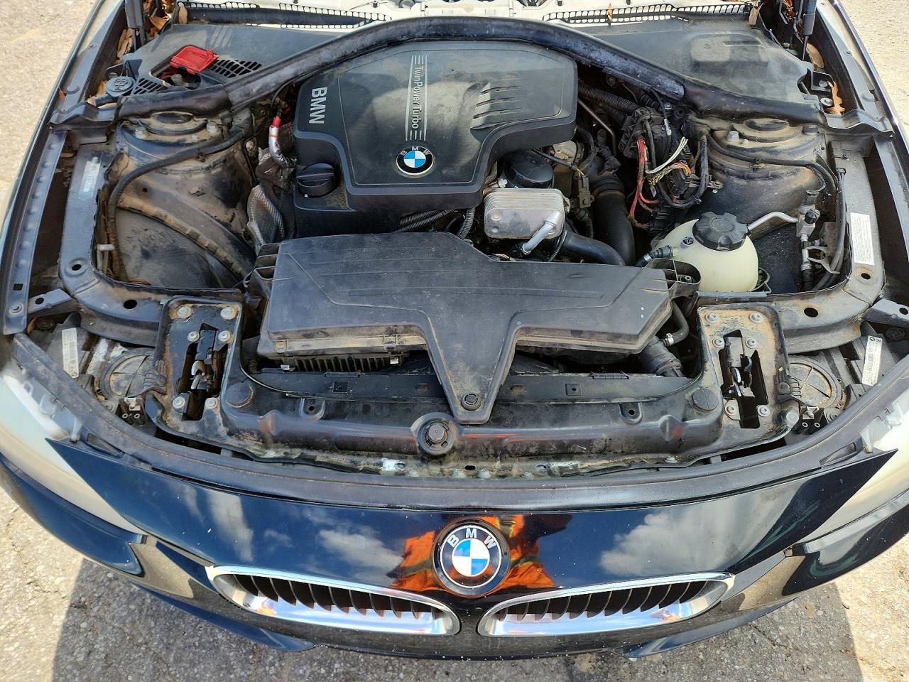 2014 Bmw 320 I Black vin: WBA3B1C52EK132660