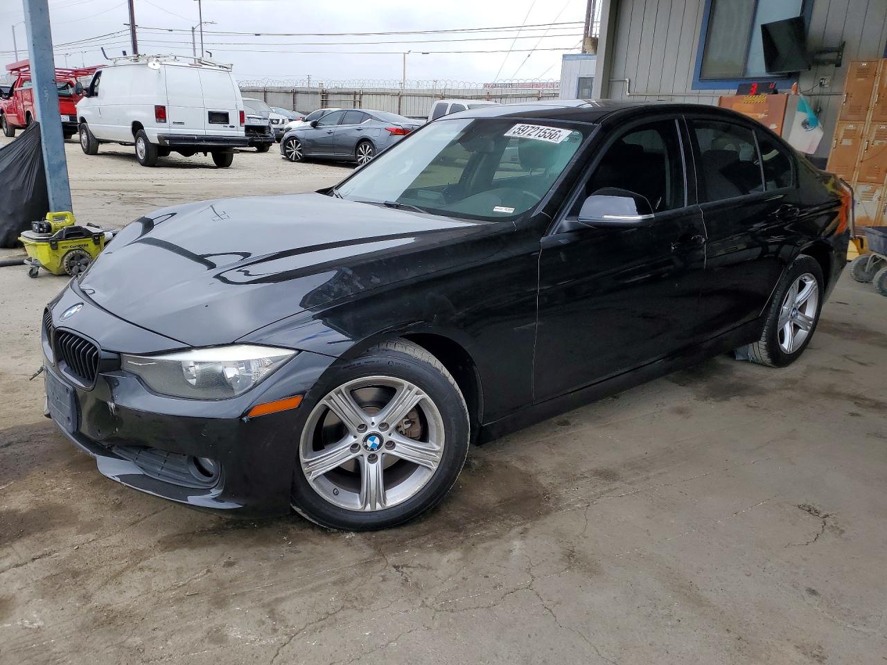 2014 Bmw 320 I Black vin: WBA3B1C52EP680760