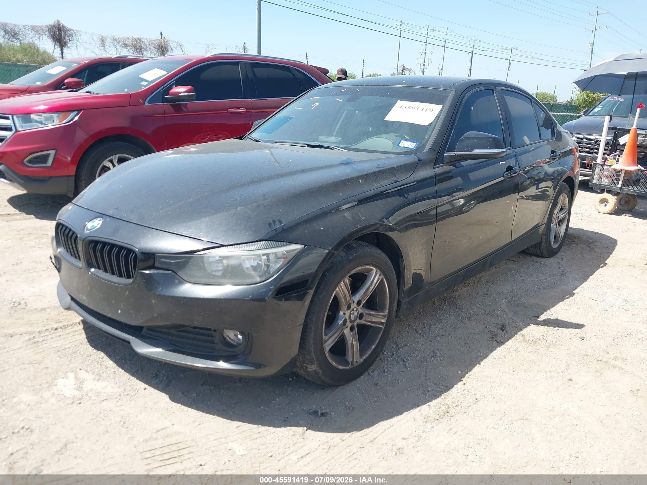 2015 Bmw 320i   Черный vin: WBA3B1C52FK139884