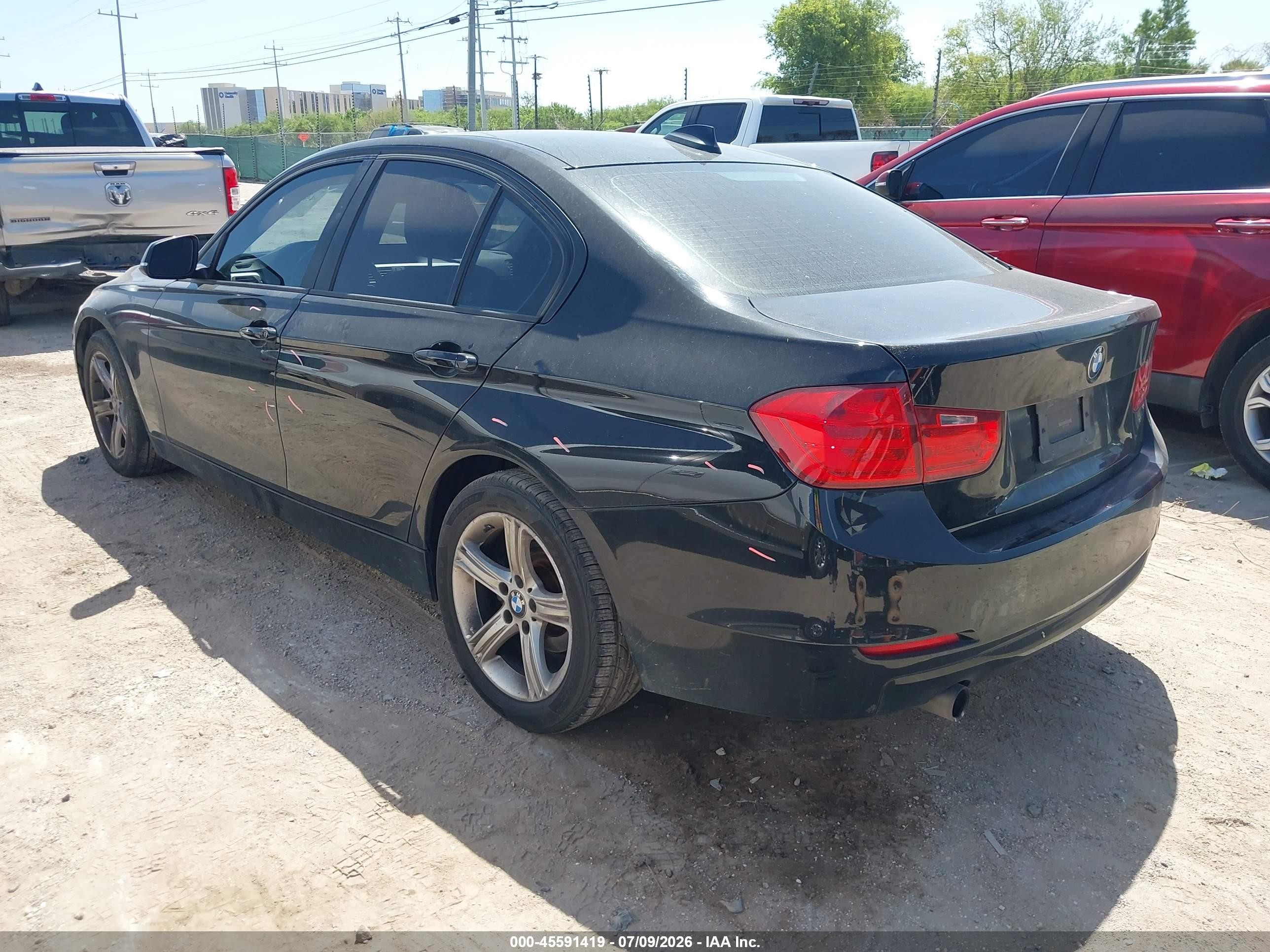2015 Bmw 320i   Черный vin: WBA3B1C52FK139884