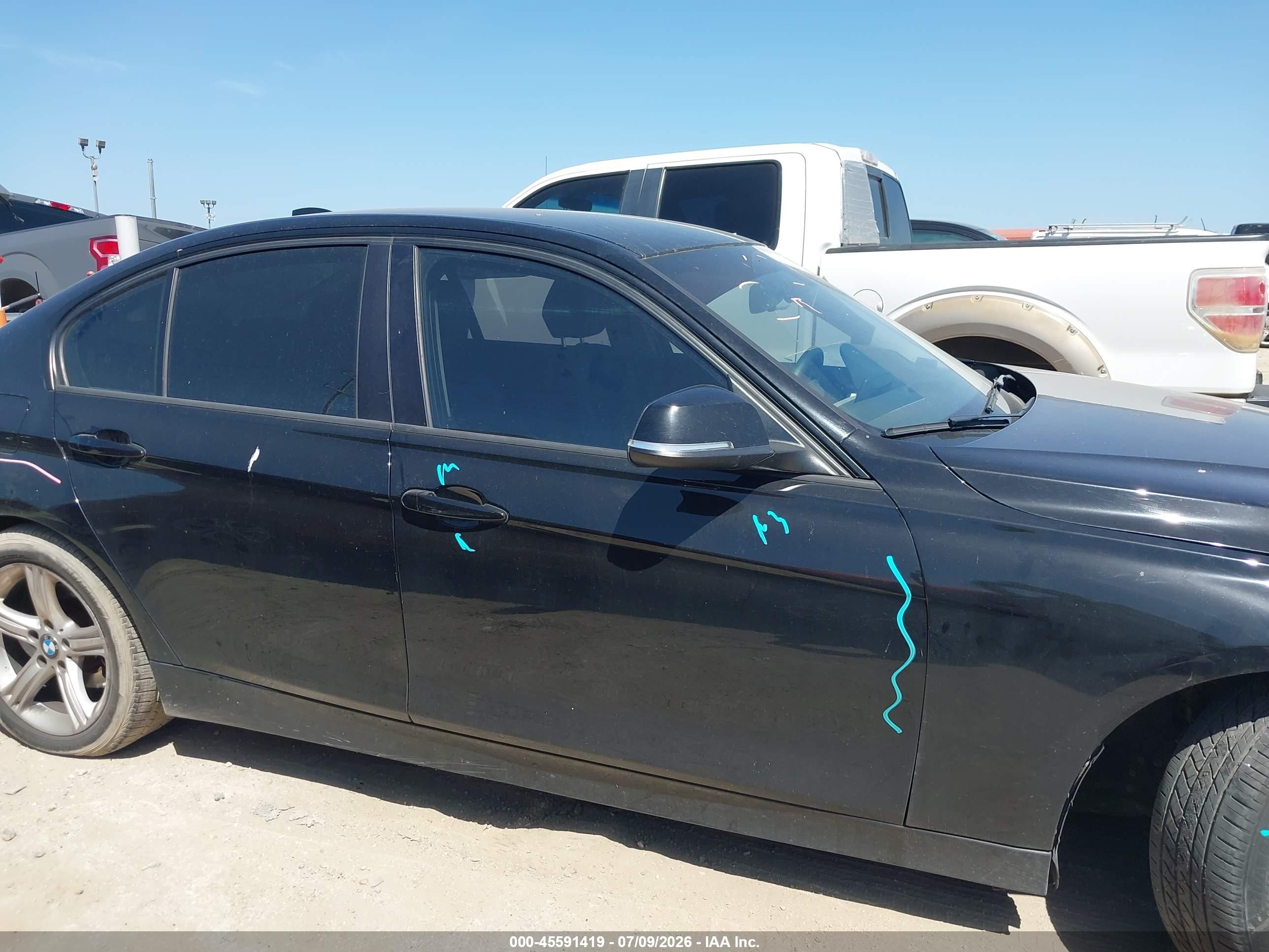 2015 Bmw 320i   Черный vin: WBA3B1C52FK139884