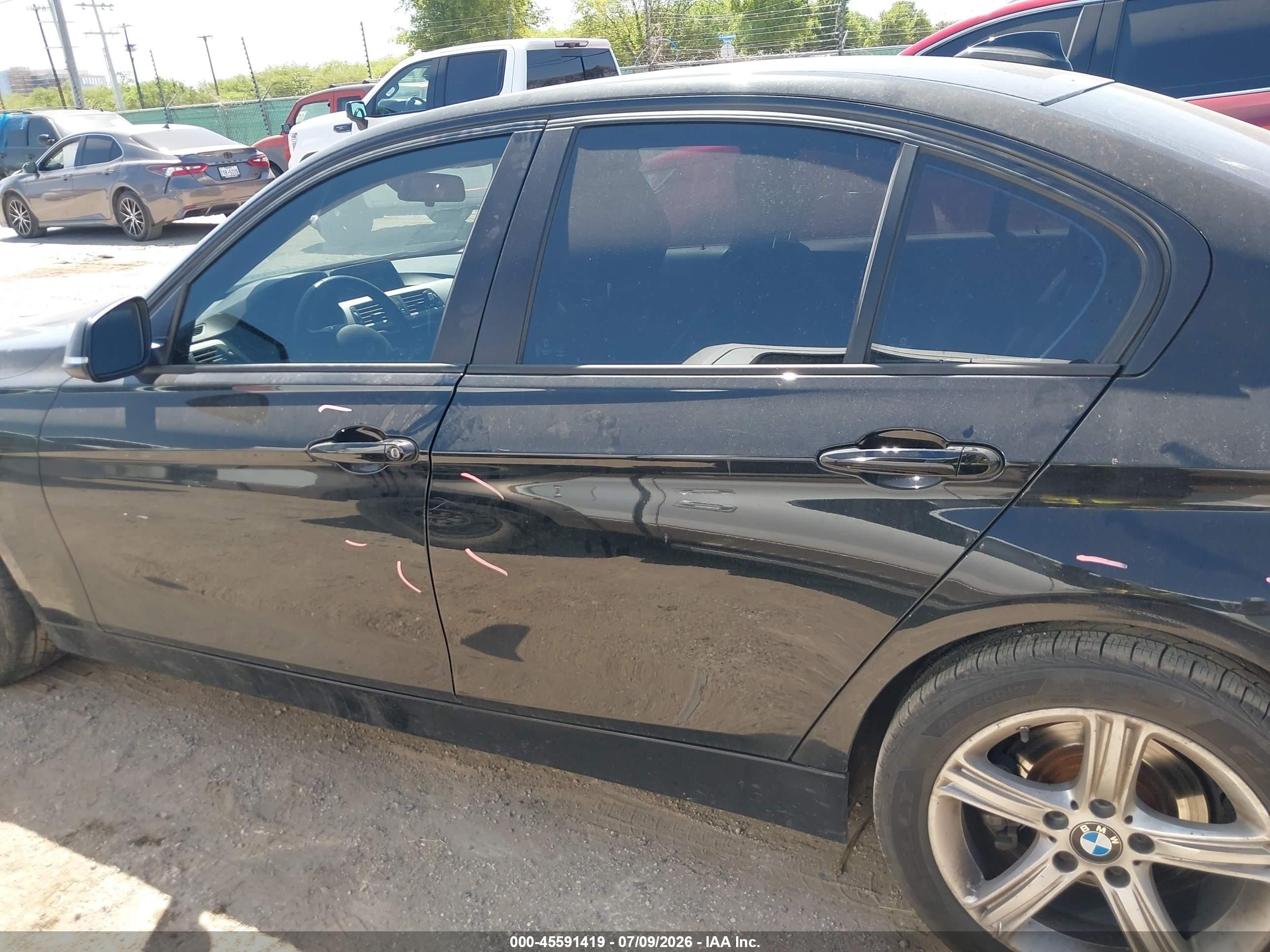 2015 Bmw 320i   Черный vin: WBA3B1C52FK139884