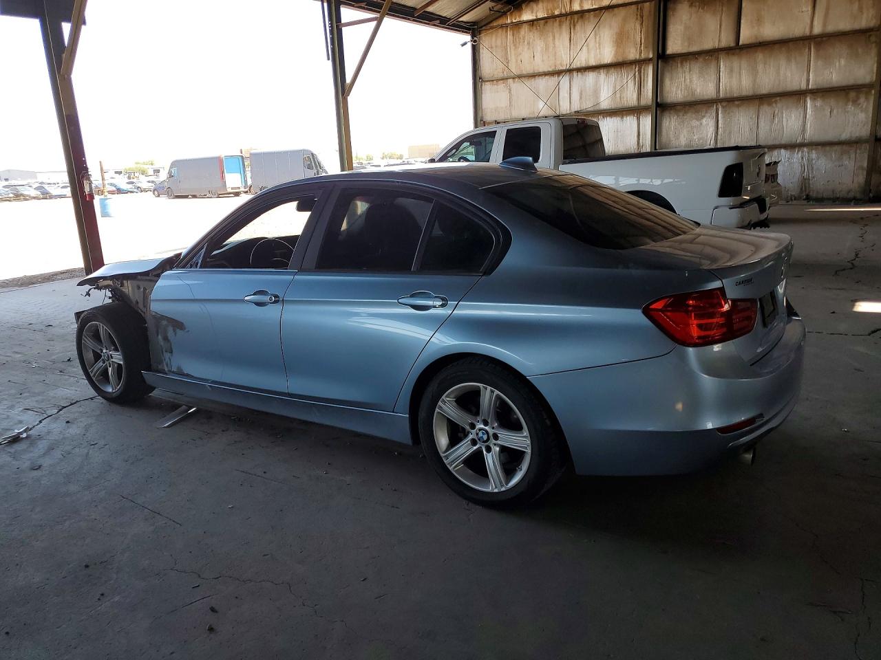2014 Bmw 320 I Blue vin: WBA3B1C53EK132795