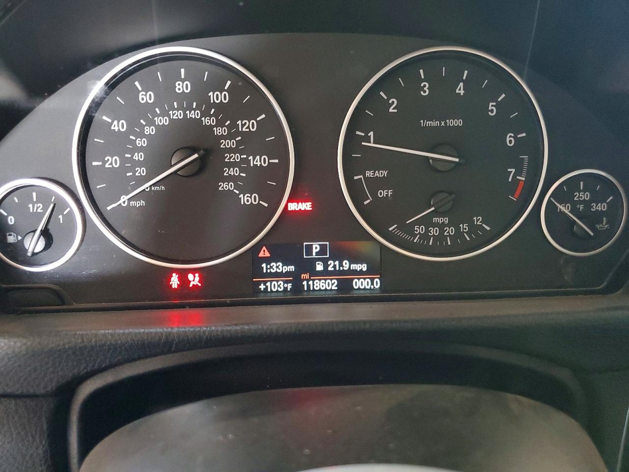 2014 Bmw 320 I Blue vin: WBA3B1C53EK132795