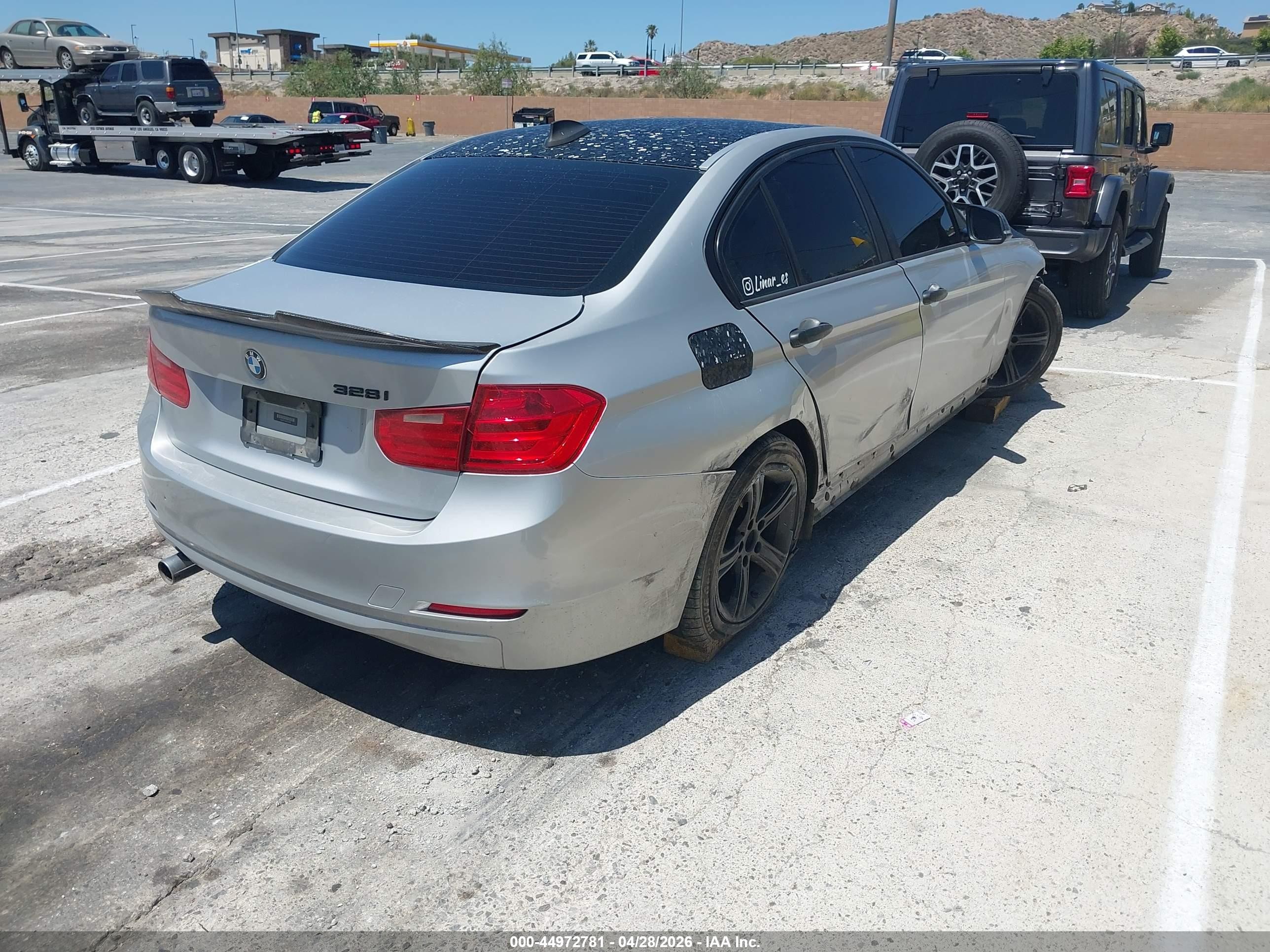 2014 Bmw 320i   Silver vin: WBA3B1C53EK133199