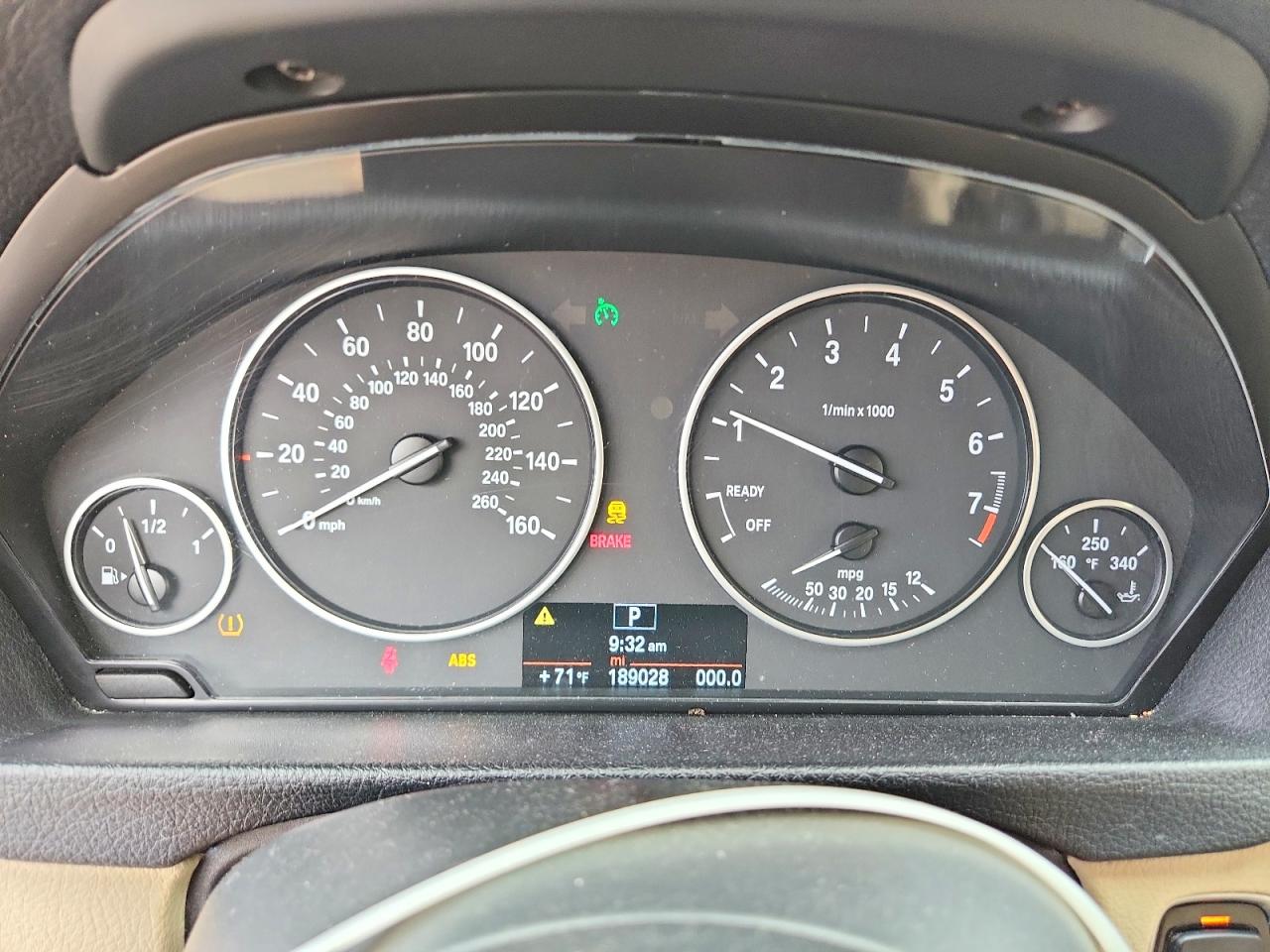 2014 Bmw 320 I Белый vin: WBA3B1C53EK134904