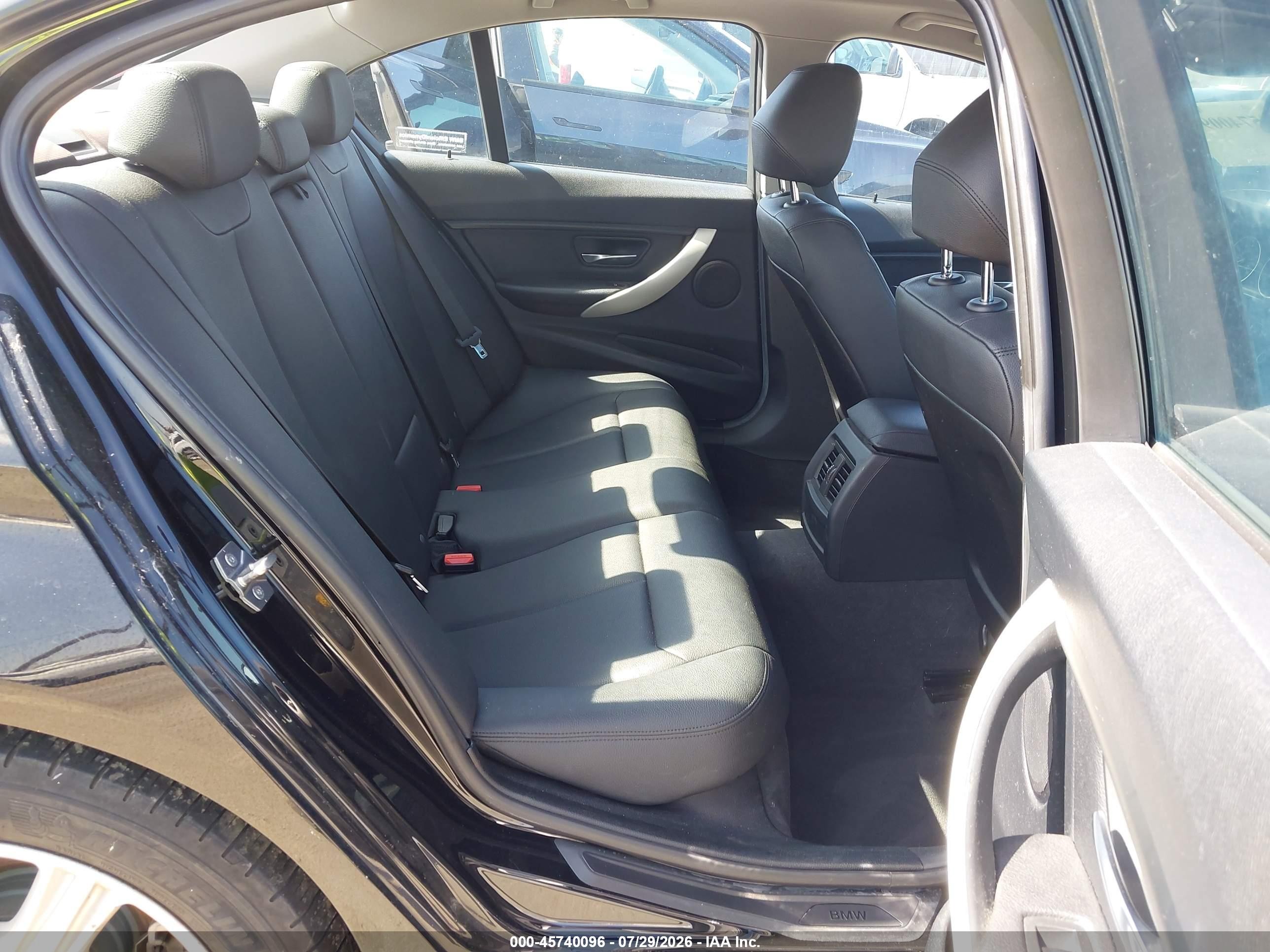 2015 Bmw 320i   Black vin: WBA3B1C53FK136413