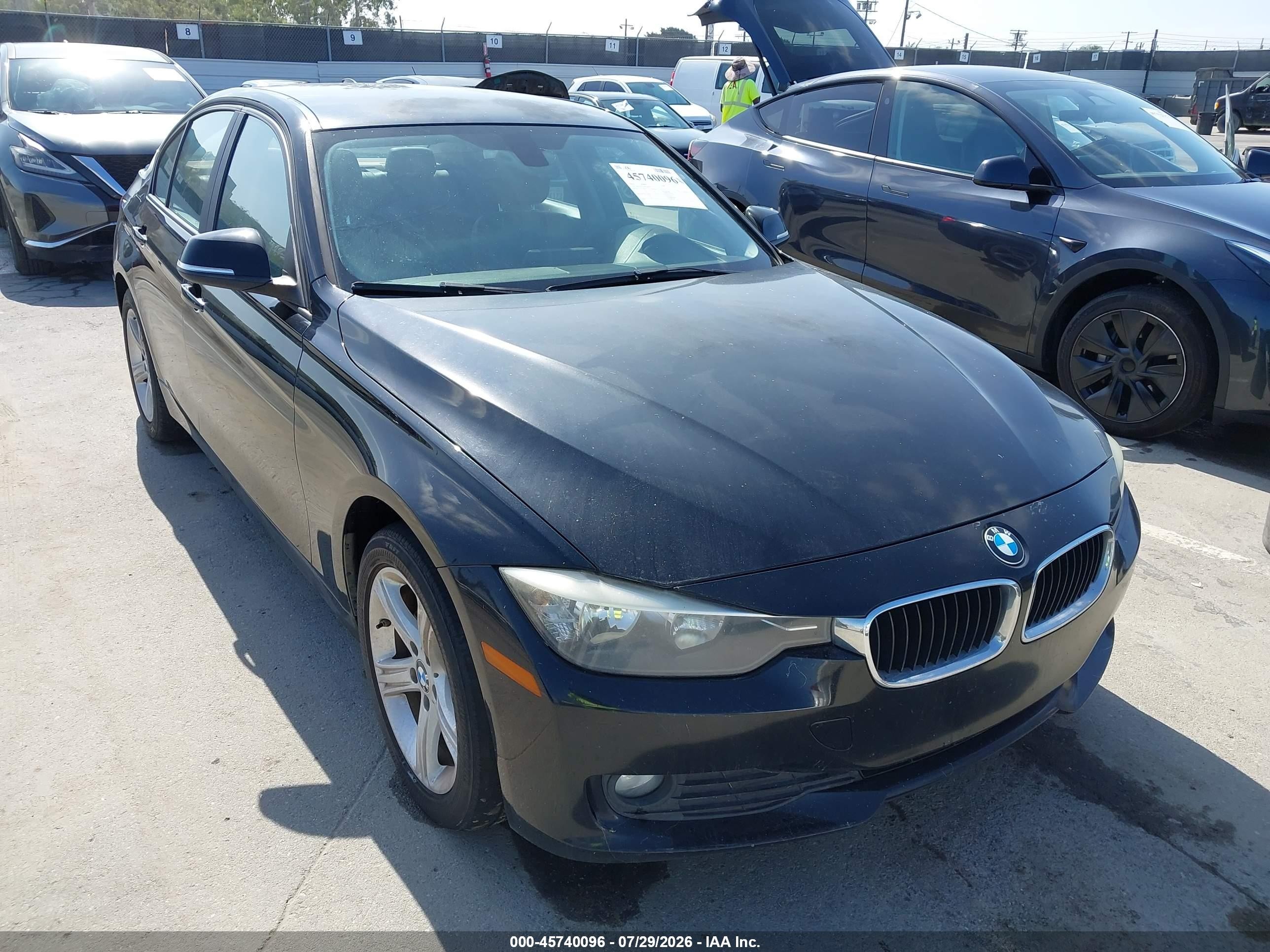 2015 Bmw 320i   Black vin: WBA3B1C53FK136413