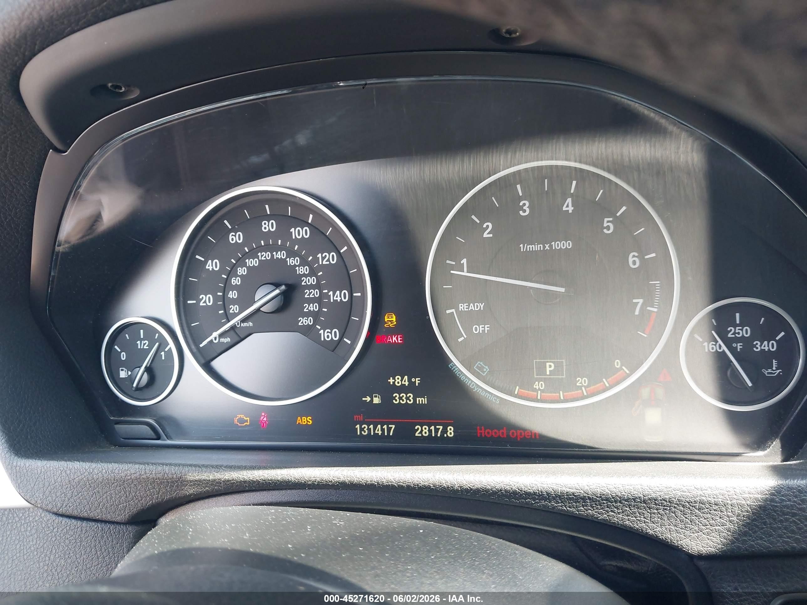 2015 Bmw 320i   Gray vin: WBA3B1C53FK137223
