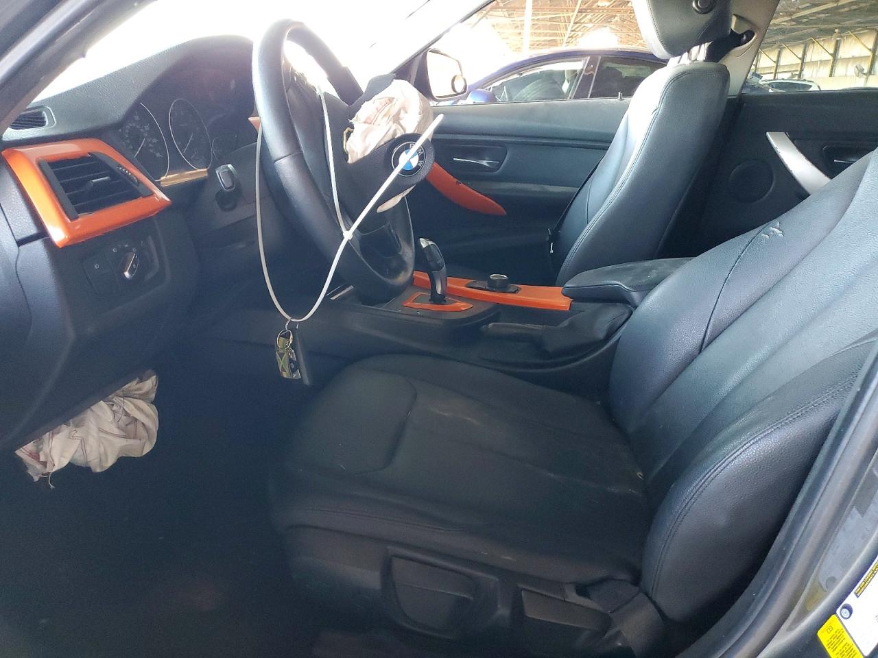 2015 Bmw 320 I Charcoal vin: WBA3B1C53FK140204