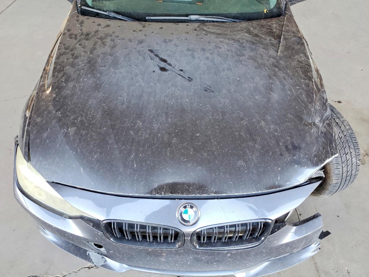 2015 Bmw 320 I Charcoal vin: WBA3B1C53FK140204