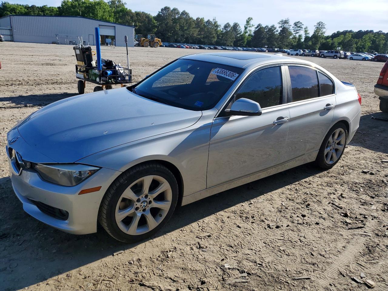 2015 Bmw 320 I Silver vin: WBA3B1C53FK141059