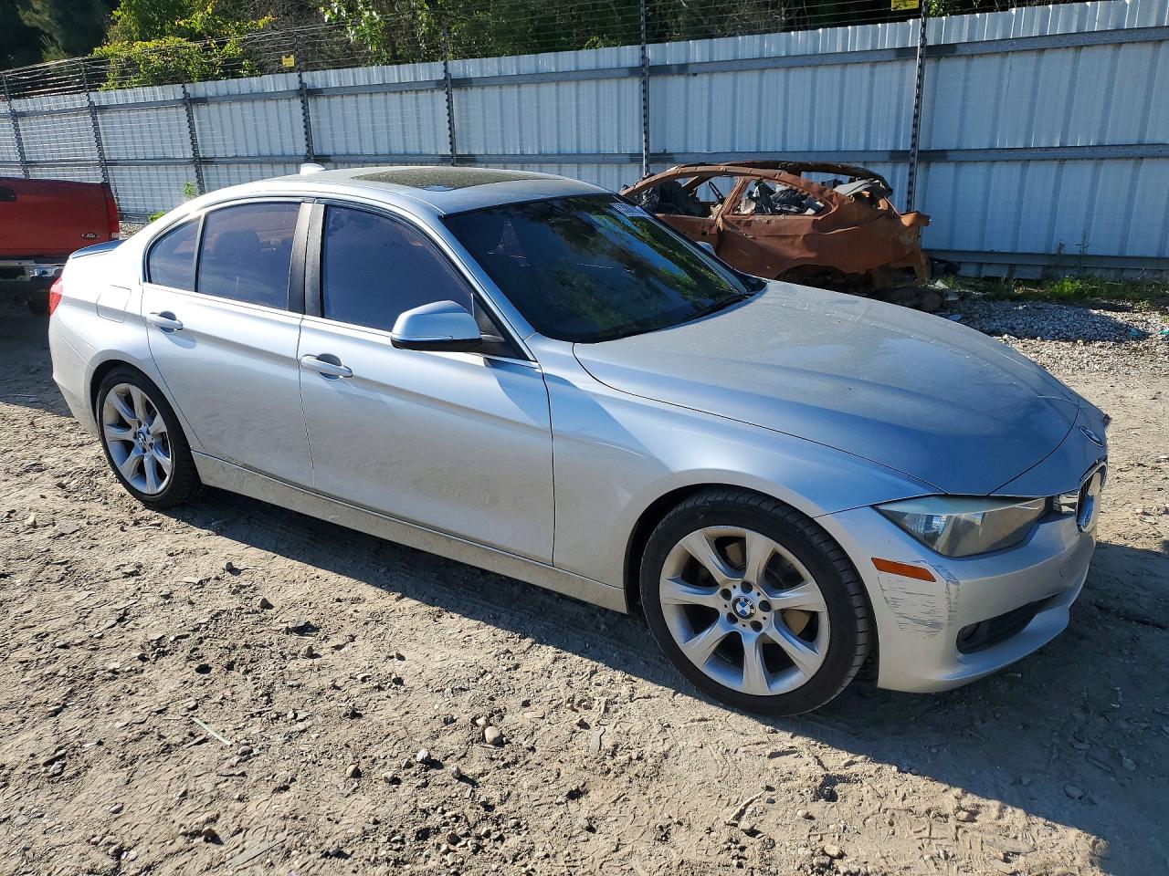 2015 Bmw 320 I Silver vin: WBA3B1C53FK141059