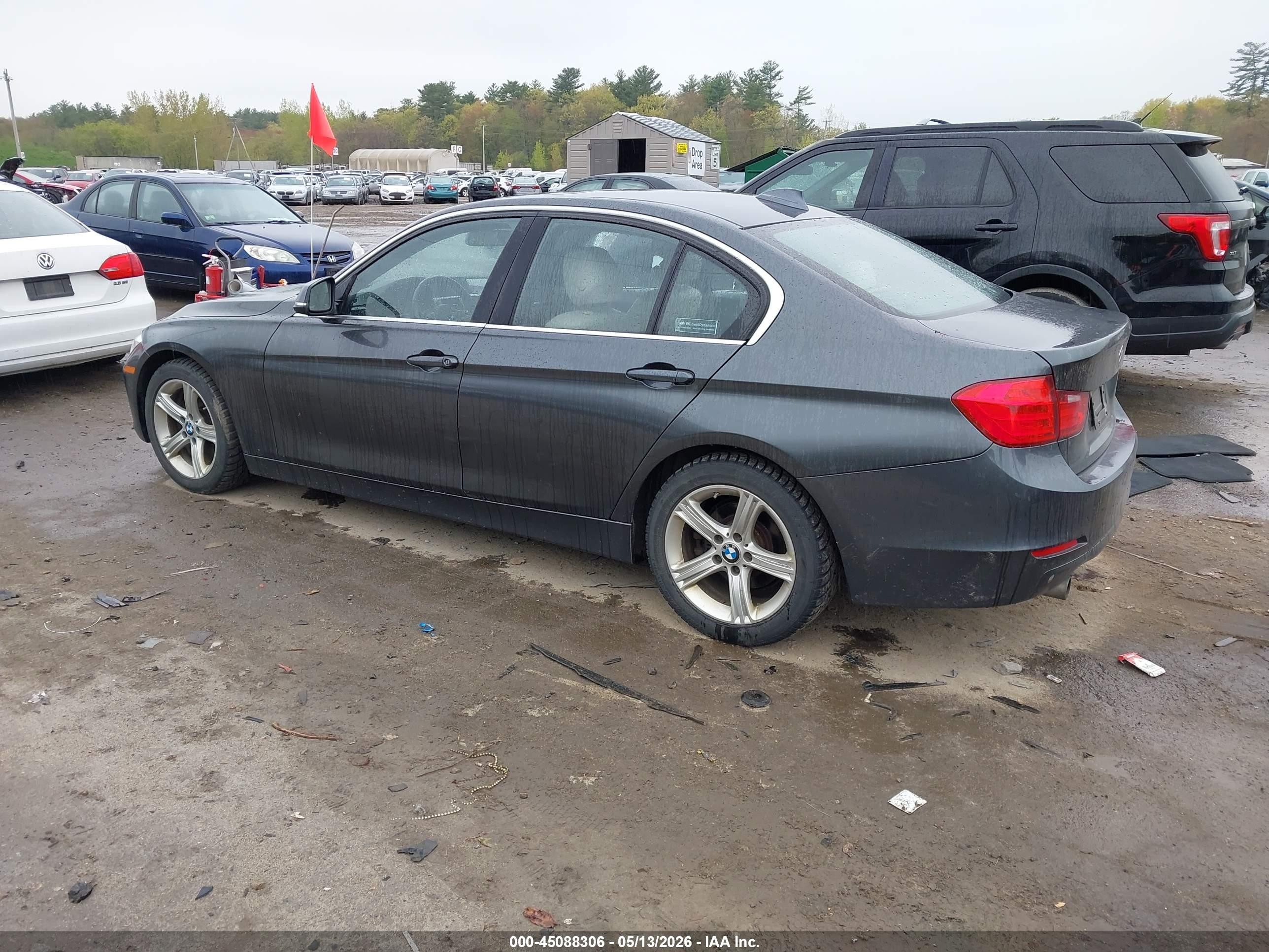 2015 Bmw 320i   Gray vin: WBA3B1C53FK163062