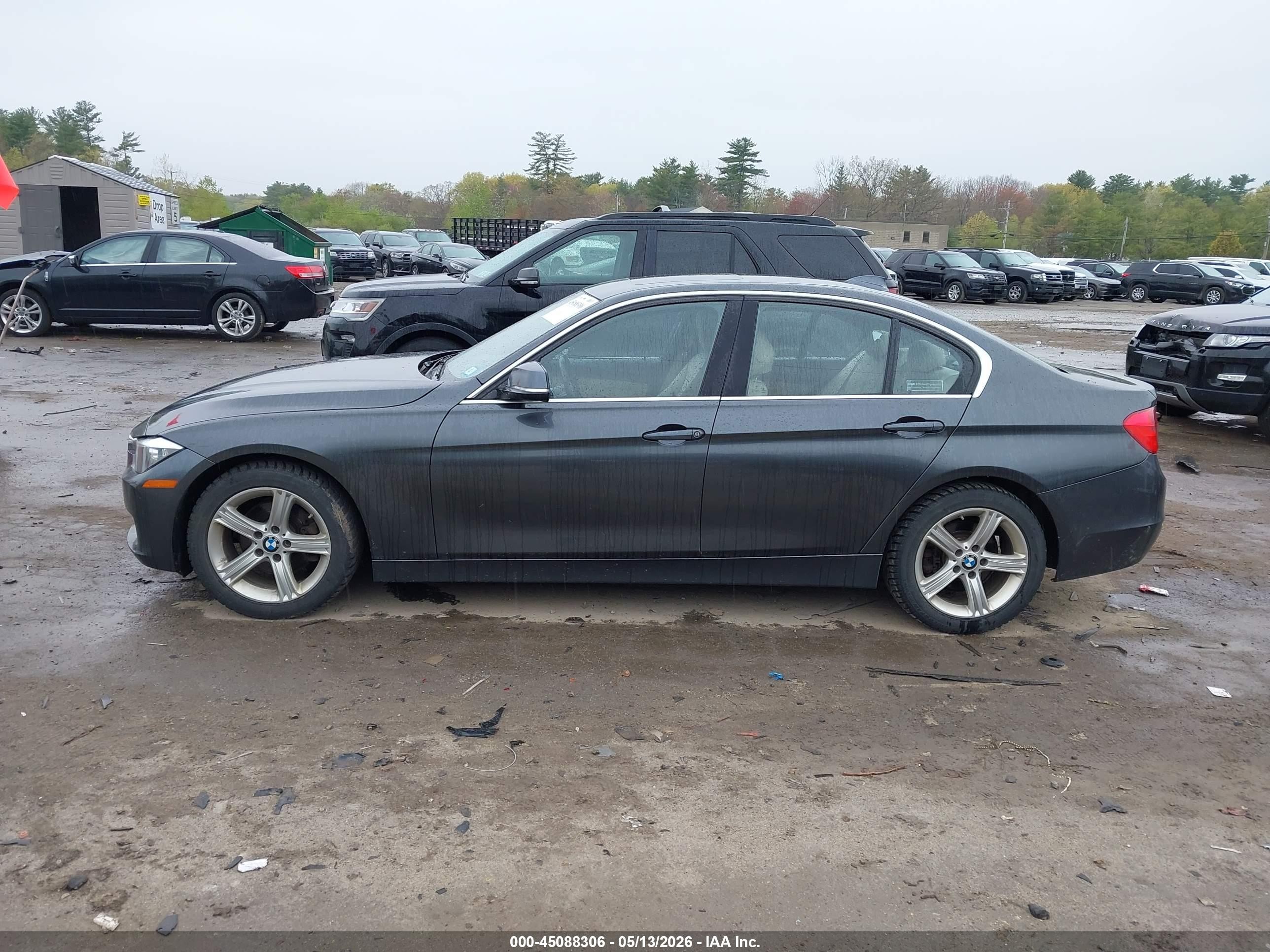 2015 Bmw 320i   Gray vin: WBA3B1C53FK163062