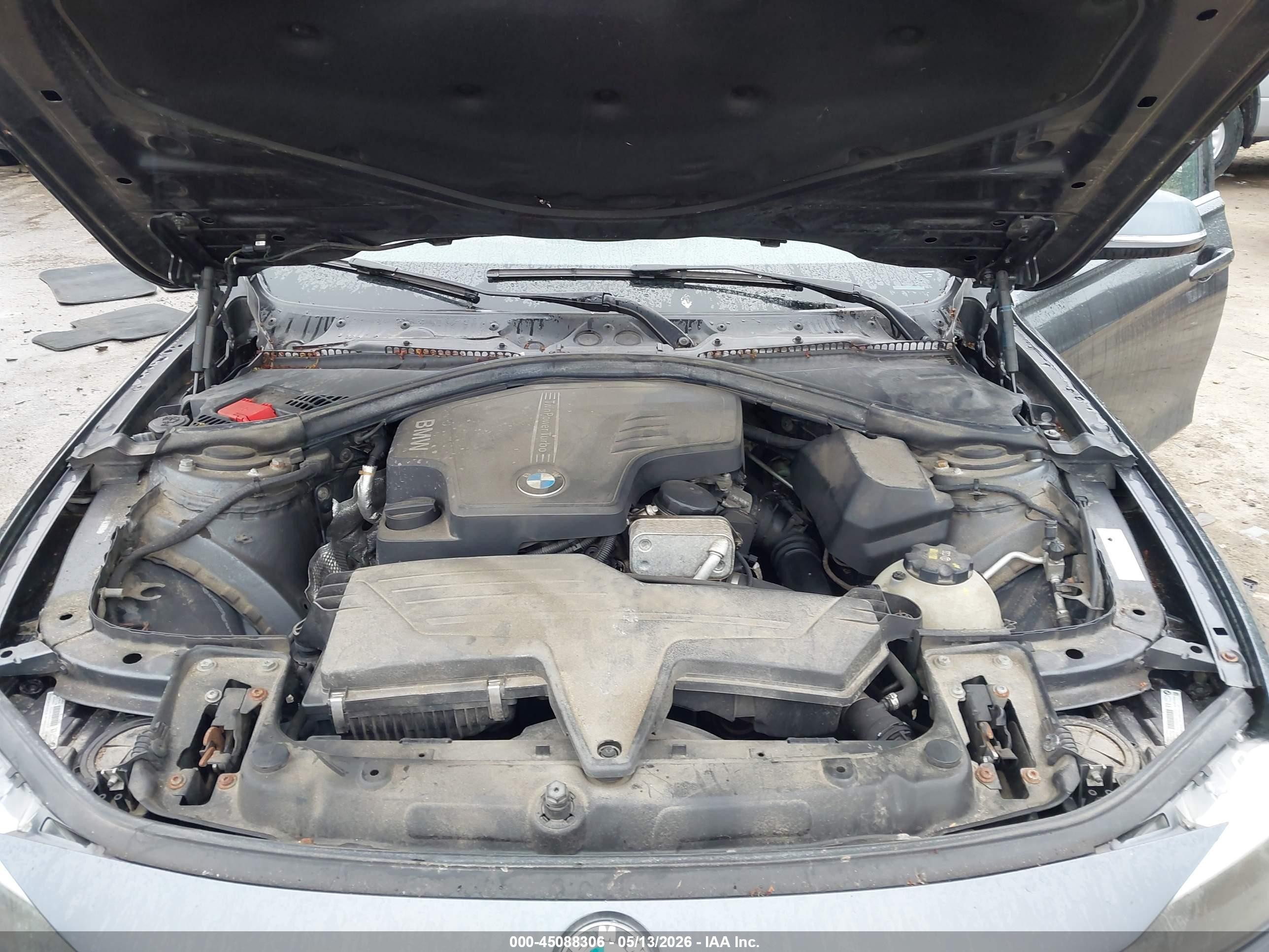 2015 Bmw 320i   Gray vin: WBA3B1C53FK163062
