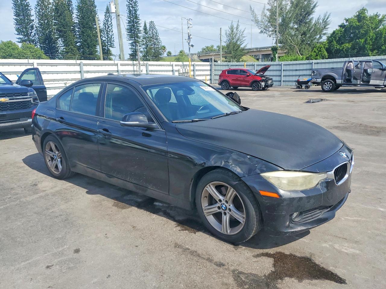 2013 Bmw 320 I Black vin: WBA3B1C54DF461755