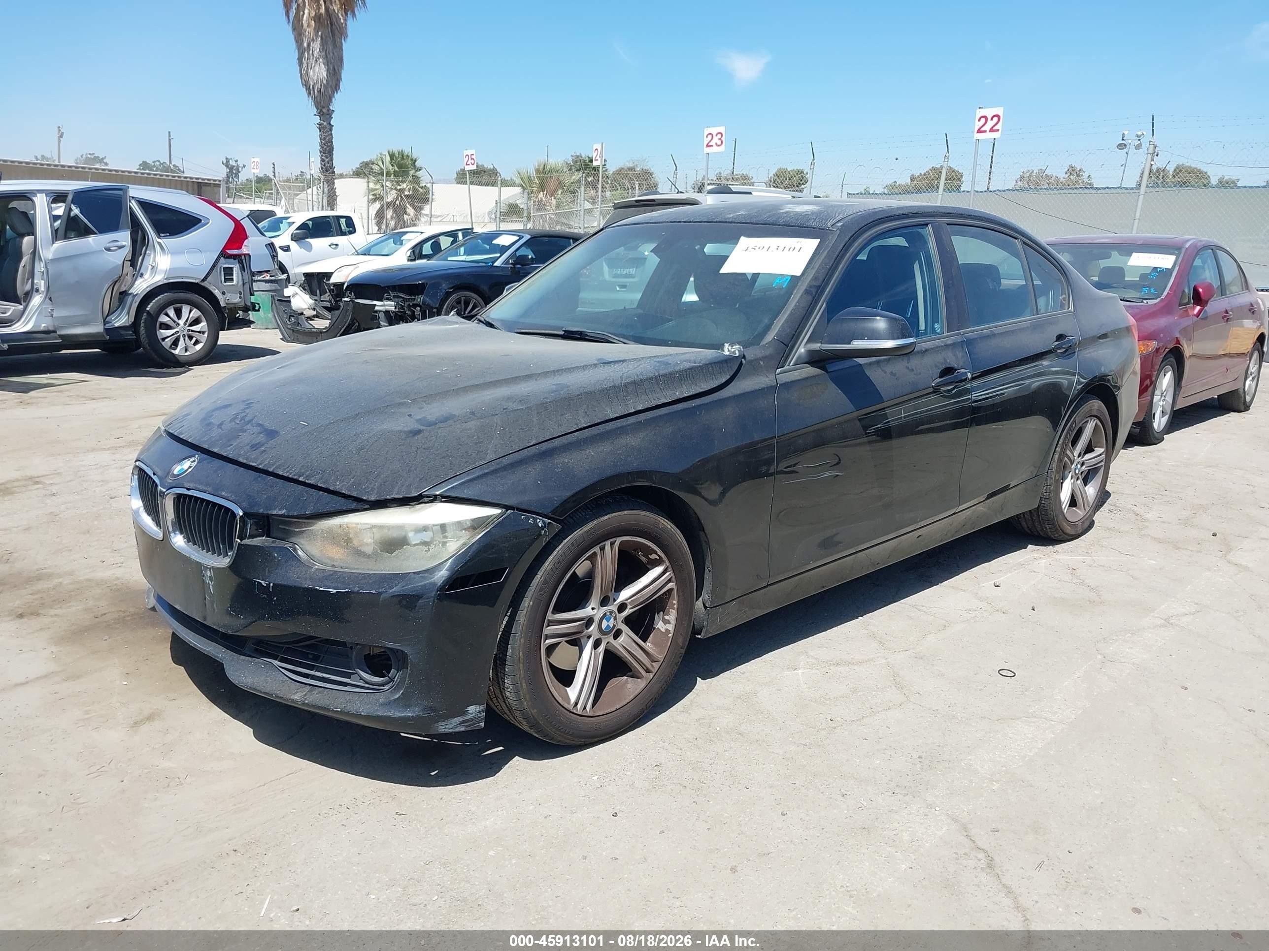 2013 Bmw 320i   Black vin: WBA3B1C54DK129127