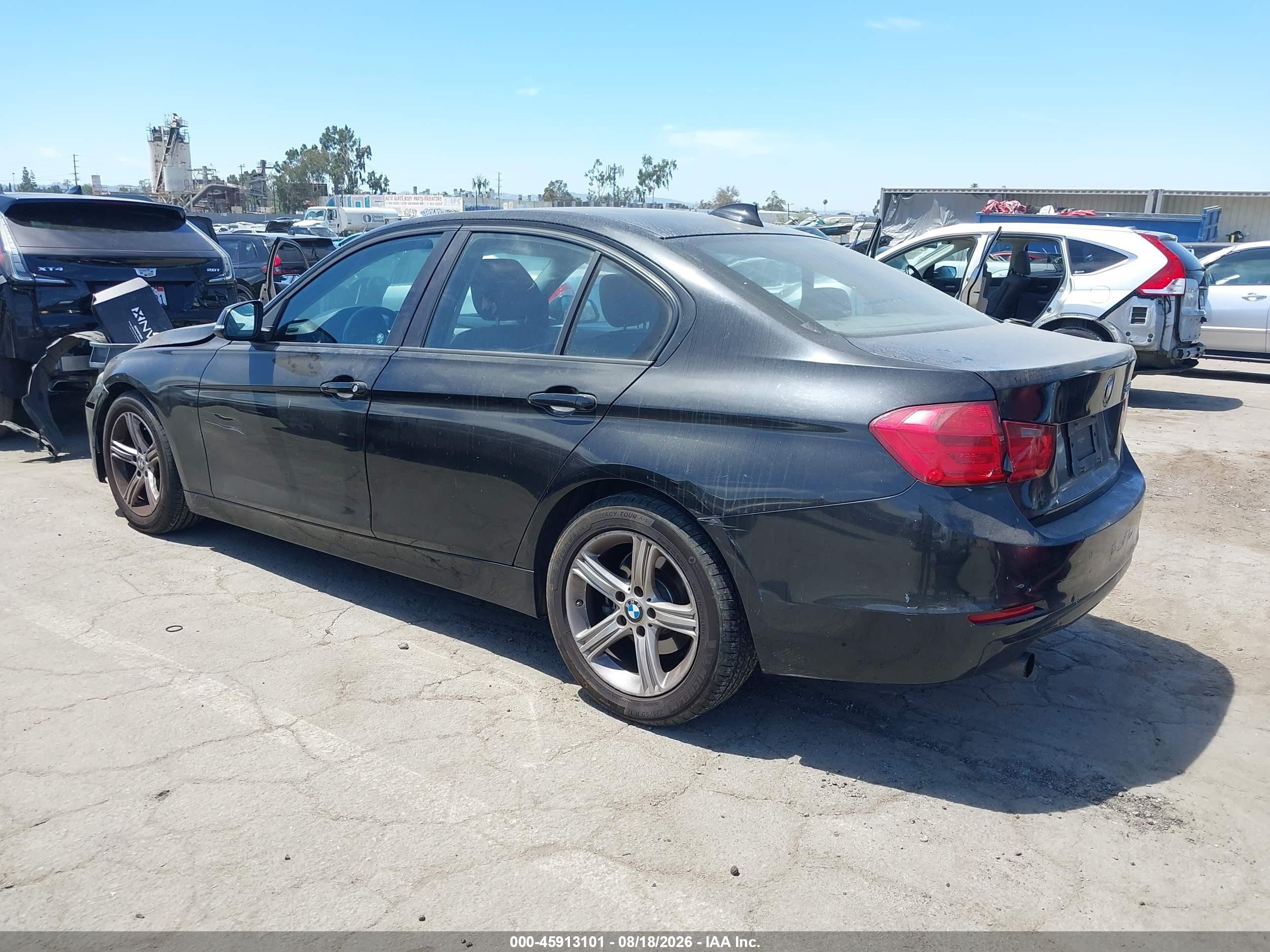 2013 Bmw 320i   Black vin: WBA3B1C54DK129127