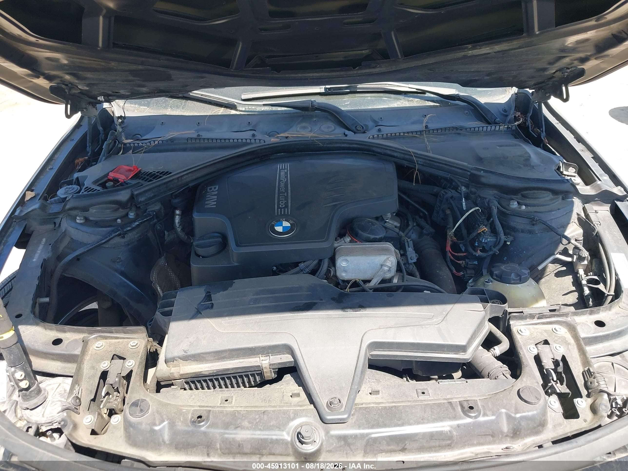 2013 Bmw 320i   Black vin: WBA3B1C54DK129127