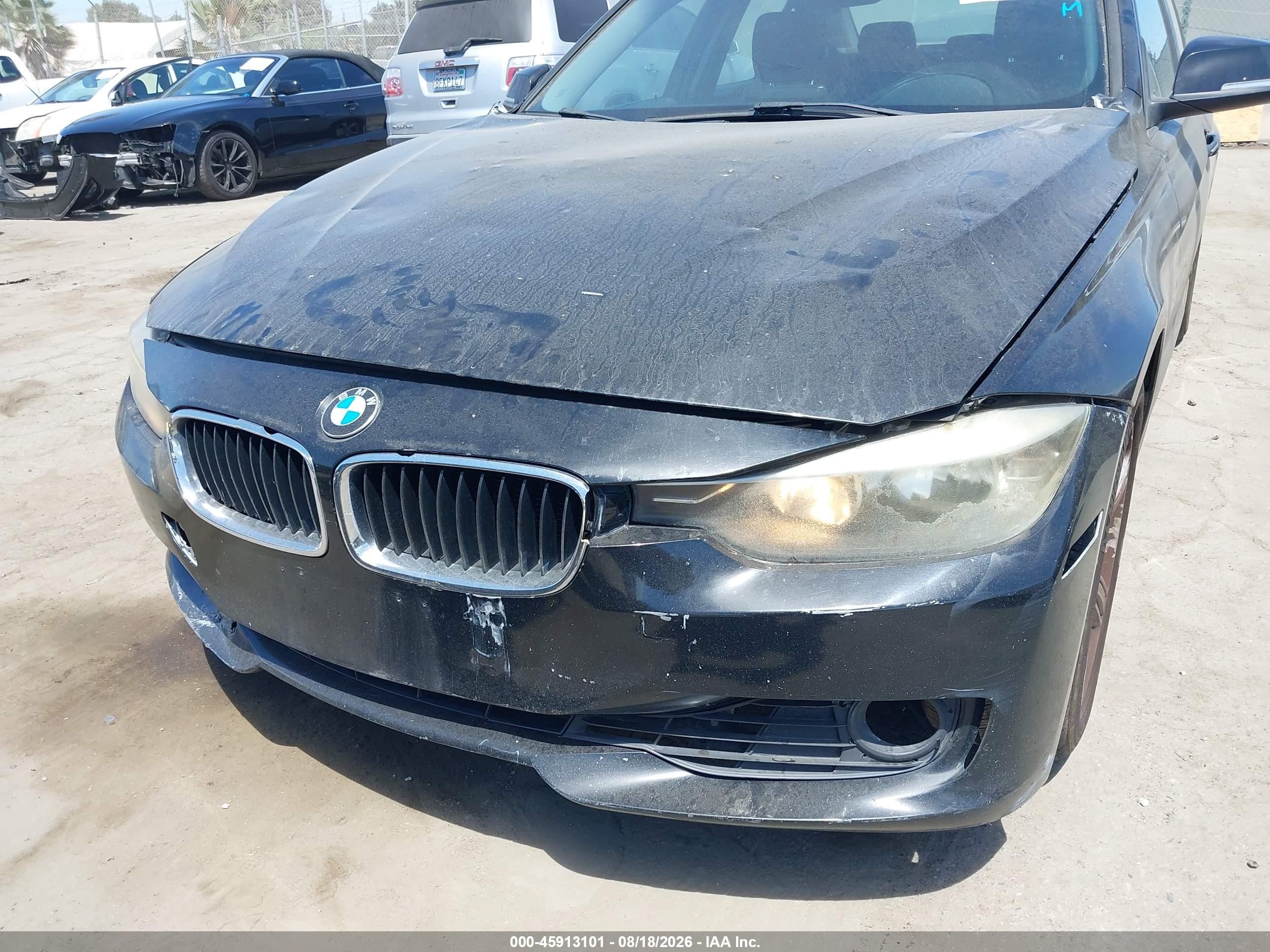 2013 Bmw 320i   Black vin: WBA3B1C54DK129127