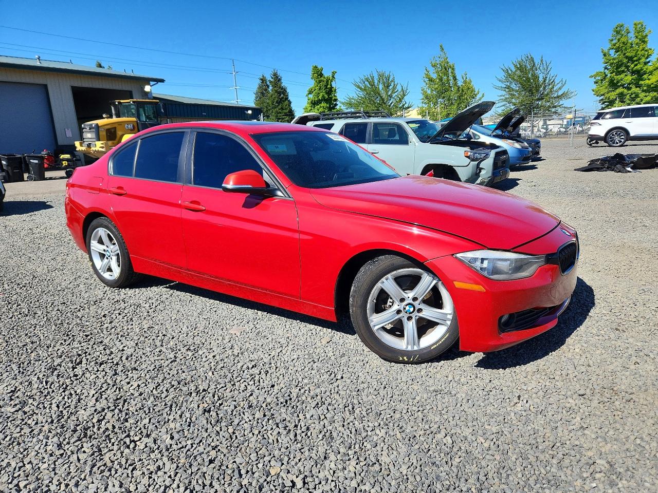2015 Bmw 320 I Red vin: WBA3B1C54FK136761