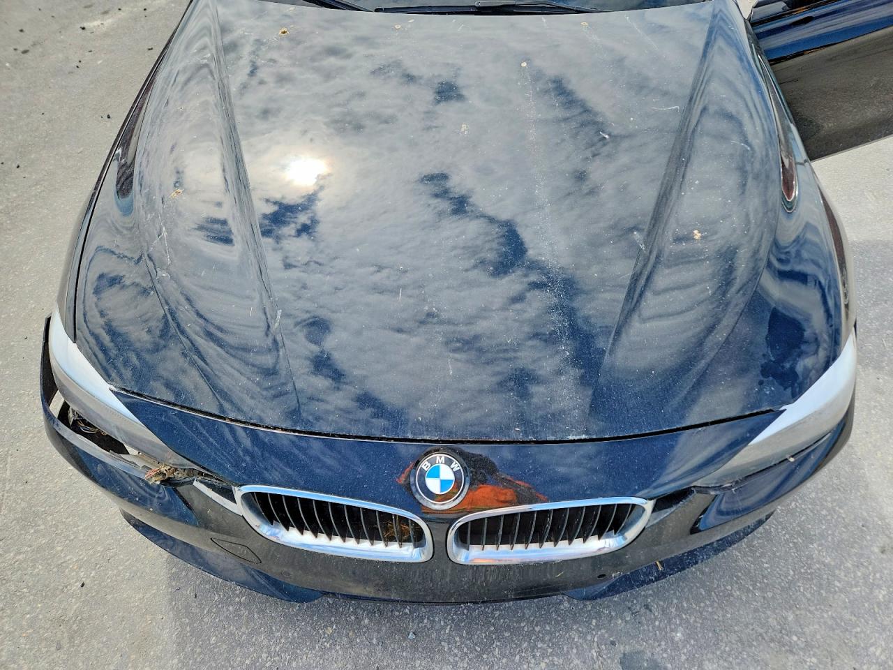 2015 Bmw 320 I Black vin: WBA3B1C54FK138624