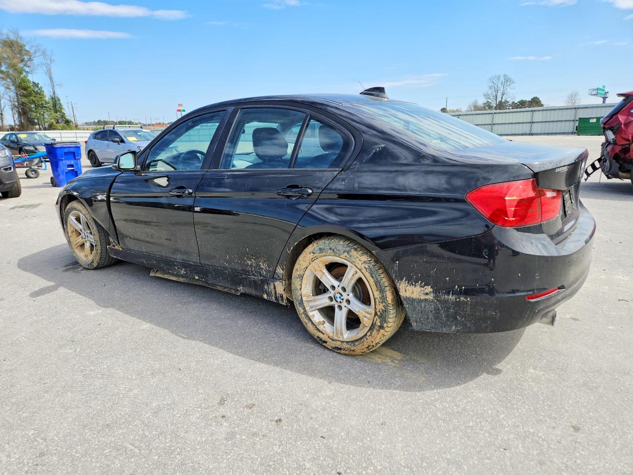 2015 Bmw 320 I Black vin: WBA3B1C54FK138624