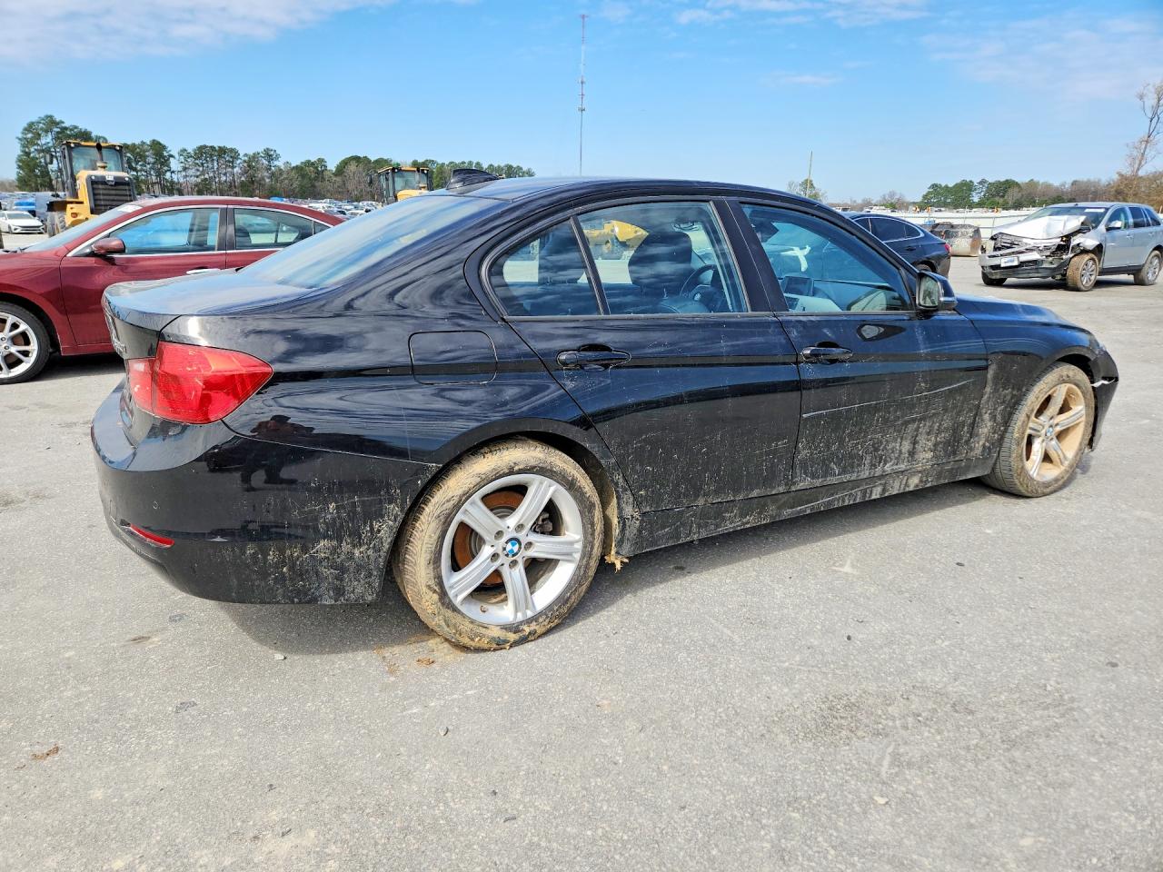 2015 Bmw 320 I Black vin: WBA3B1C54FK138624