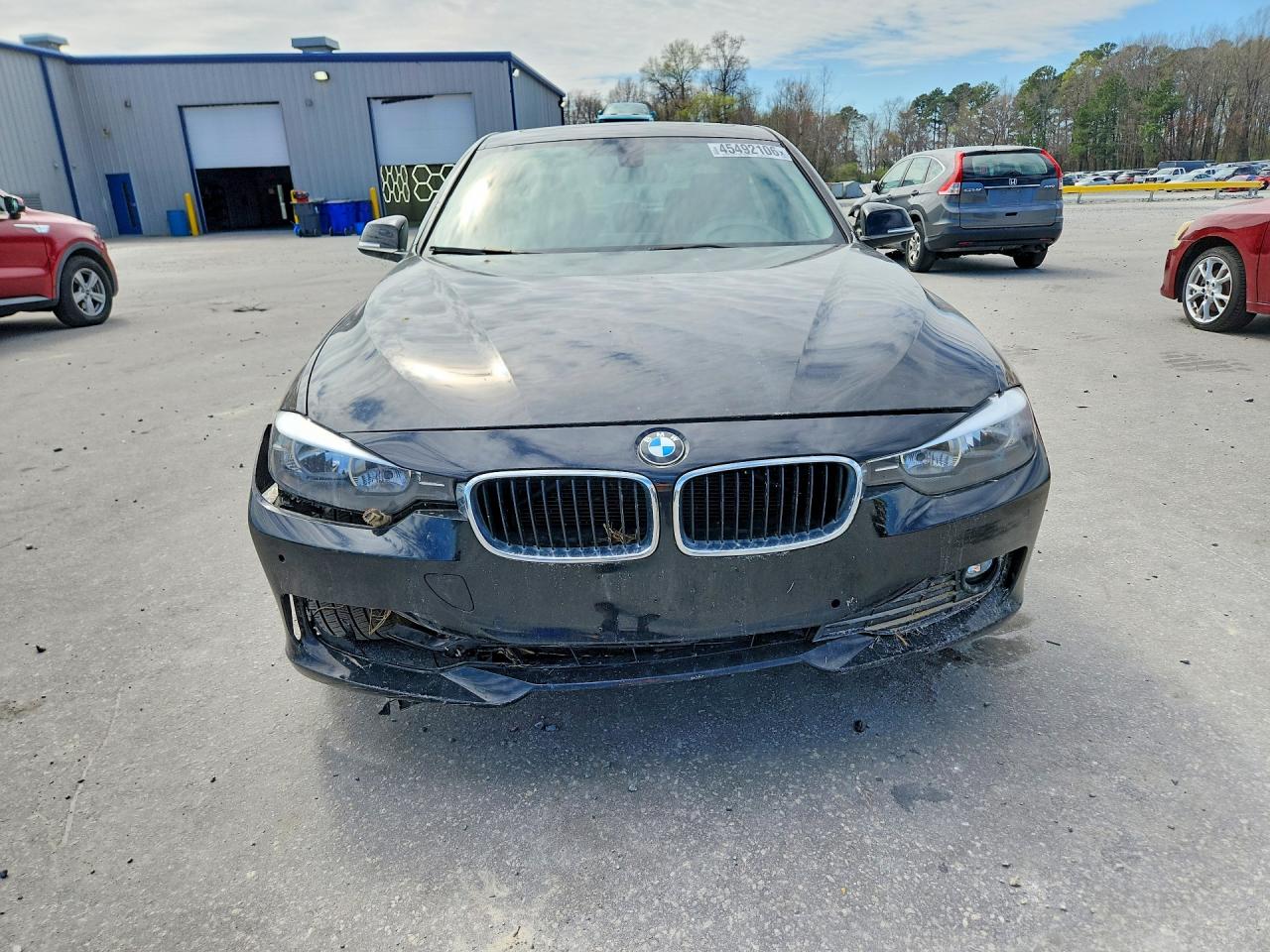 2015 Bmw 320 I Black vin: WBA3B1C54FK138624