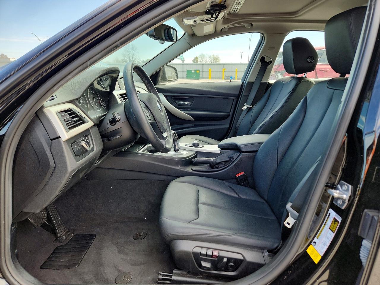 2015 Bmw 320 I Black vin: WBA3B1C54FK138624