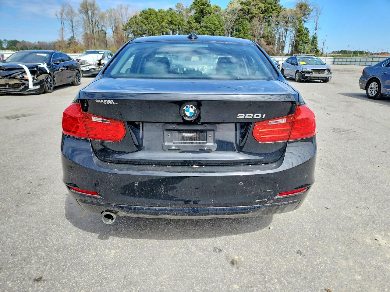 2015 Bmw 320 I Black vin: WBA3B1C54FK138624